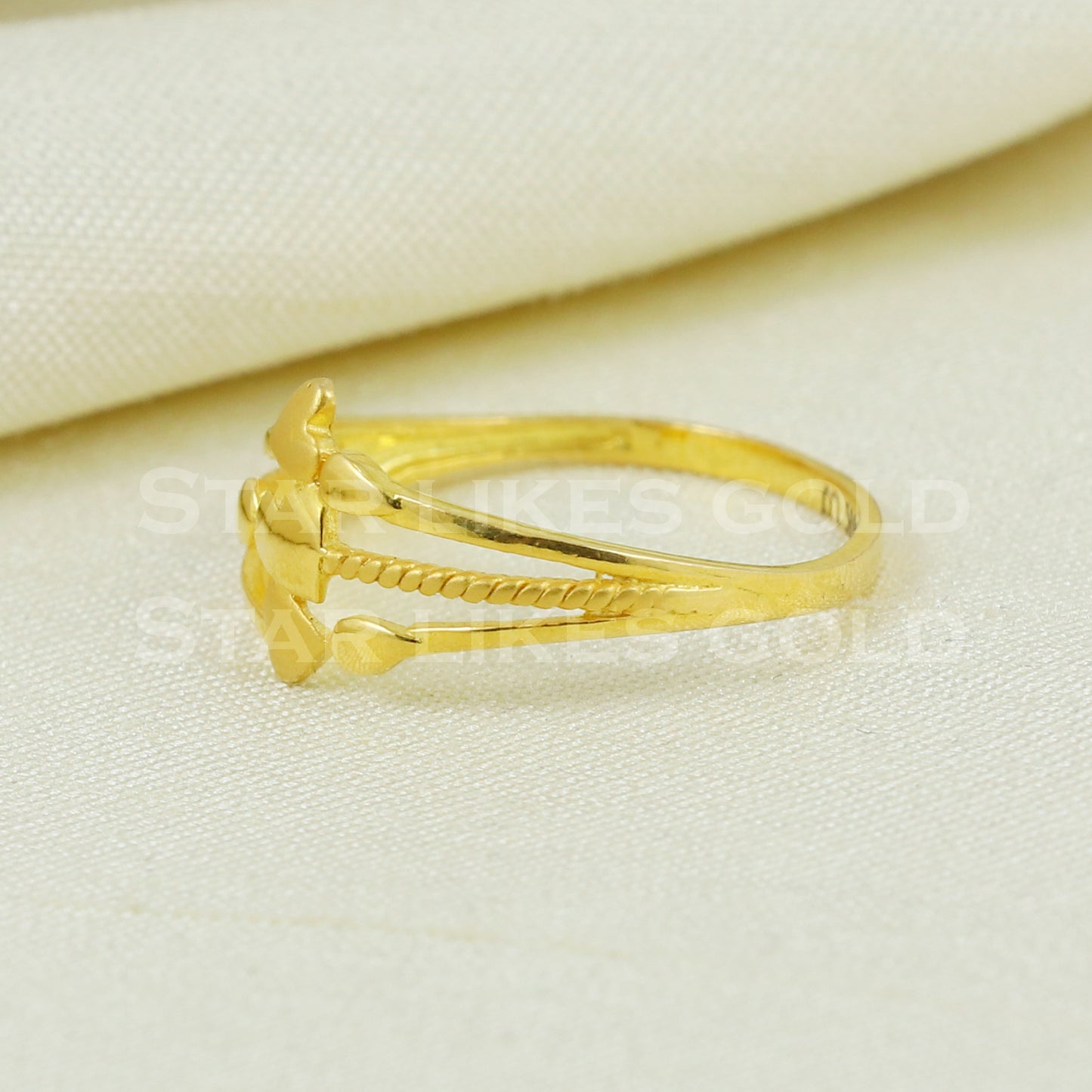 18k 18KT GOLD RING Handmade fine Jewelry, Perfect Gift for Lover B1041