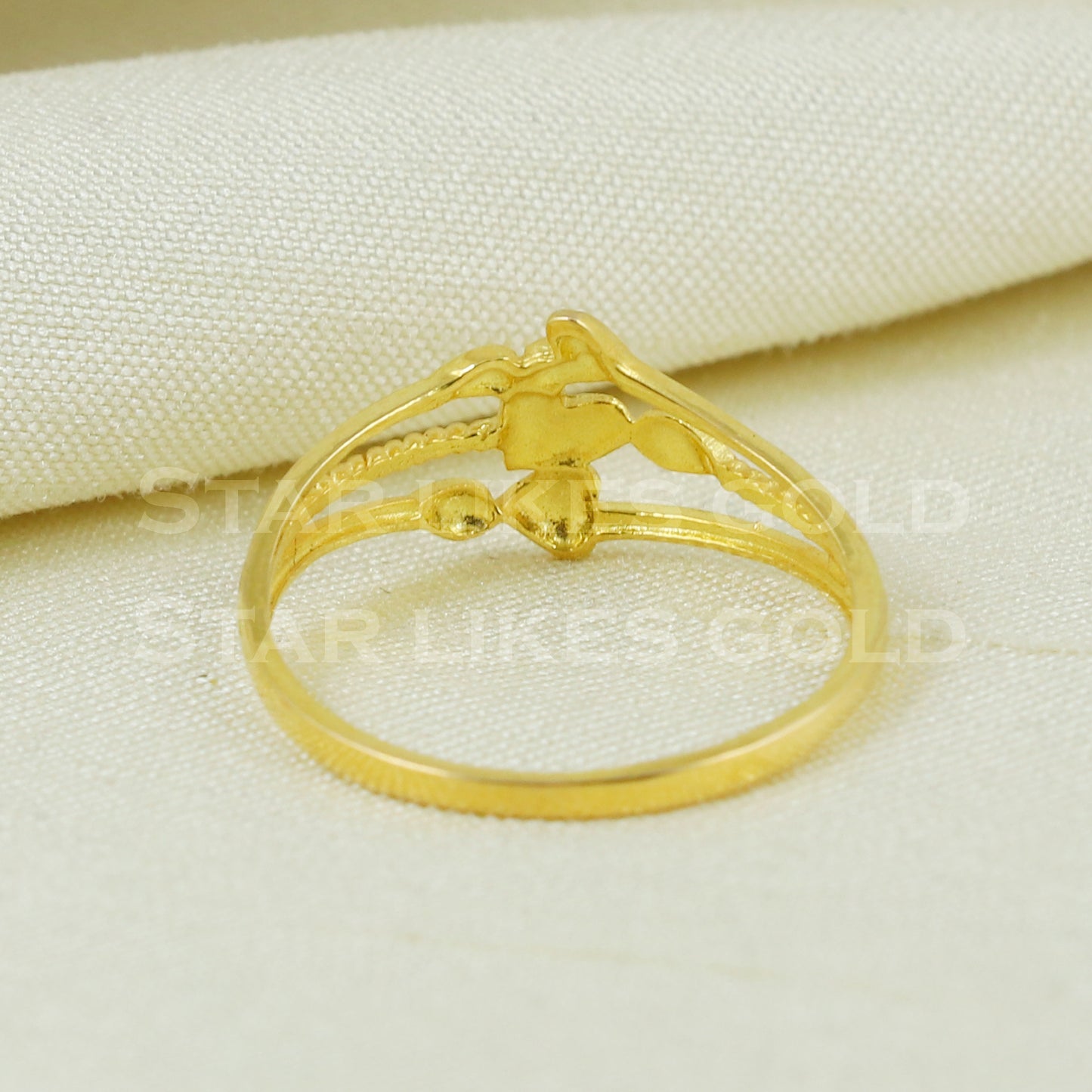 18k 18KT GOLD RING Handmade fine Jewelry, Perfect Gift for Lover B1041