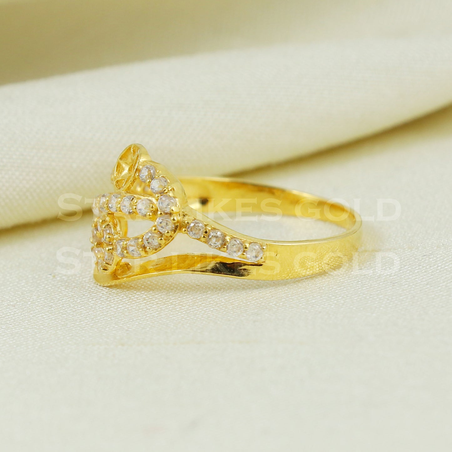 18k 18KT GOLD RING Handmade fine Jewelry, Perfect Gift for Lover B1042