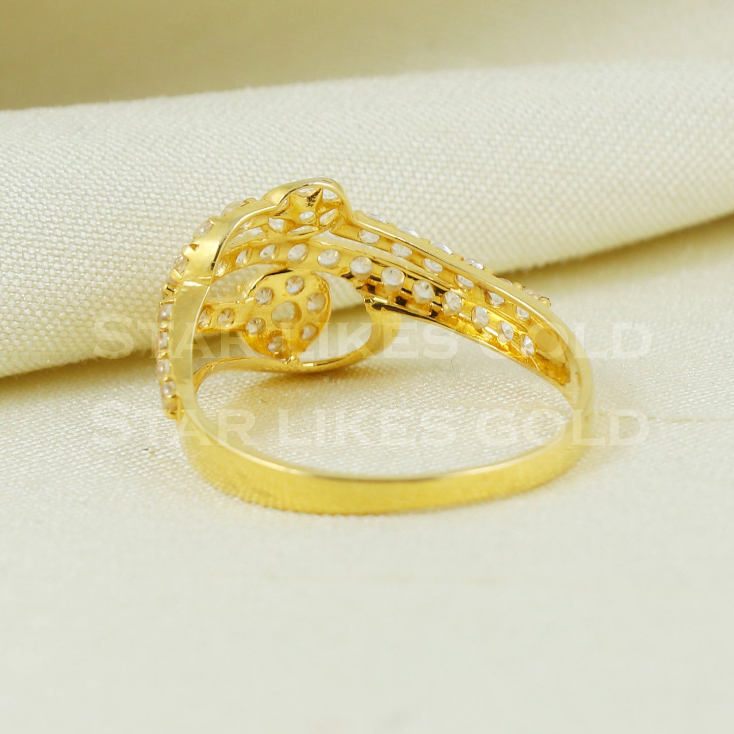18k 18KT GOLD RING Handmade fine Jewelry, Perfect Gift for Lover B1042