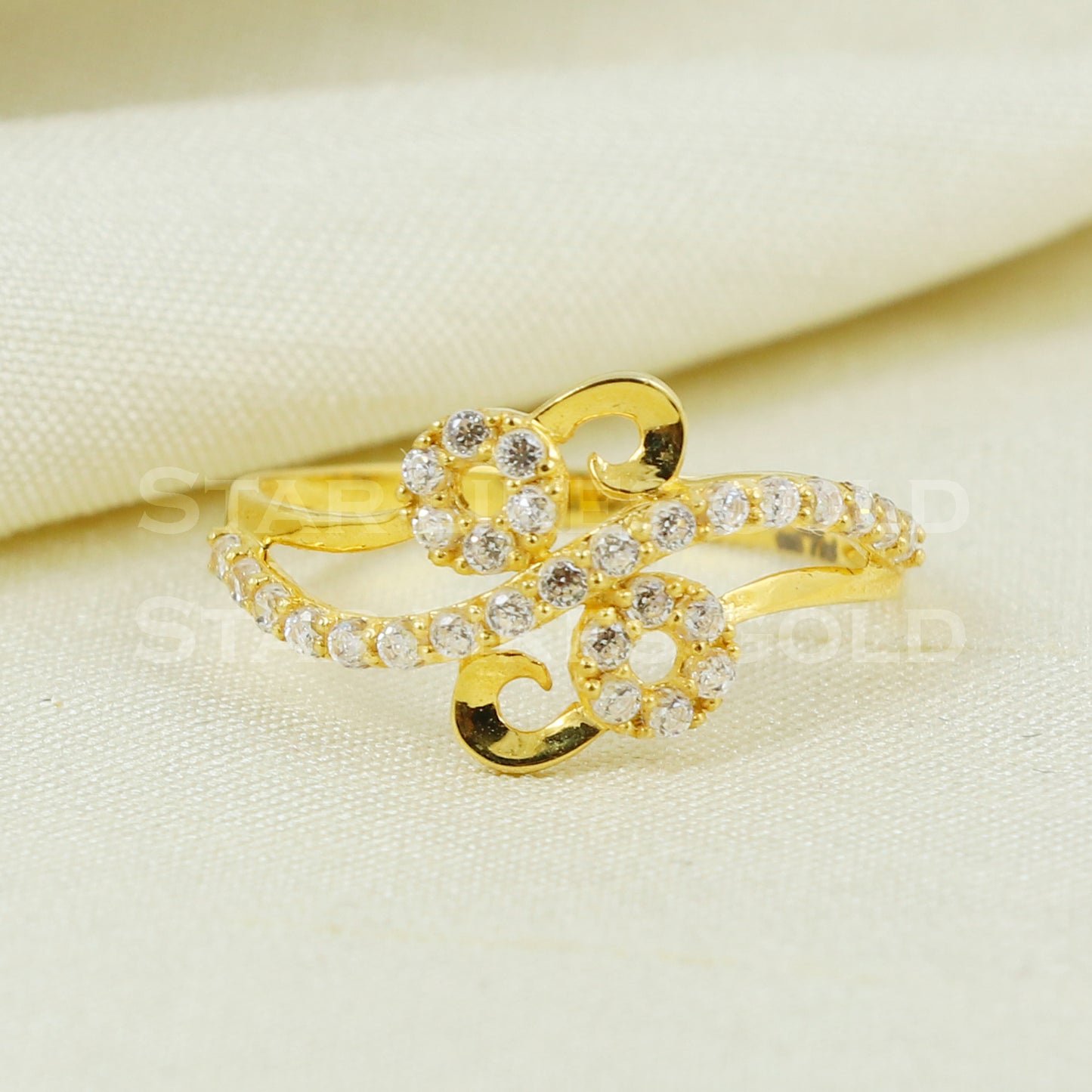 18k 18KT GOLD RING Handmade fine Jewelry, Perfect Gift for Lover B1046