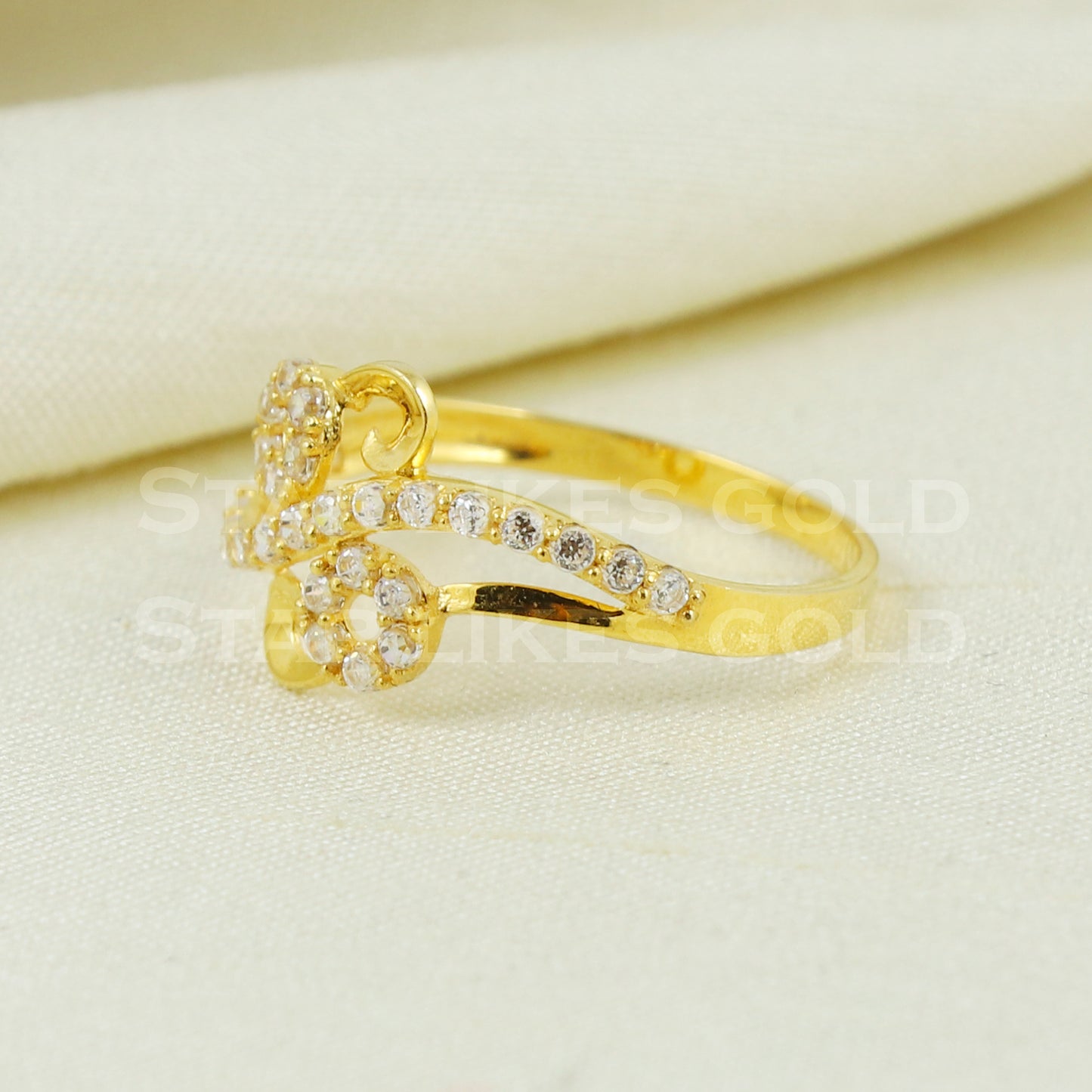 18k 18KT GOLD RING Handmade fine Jewelry, Perfect Gift for Lover B1046