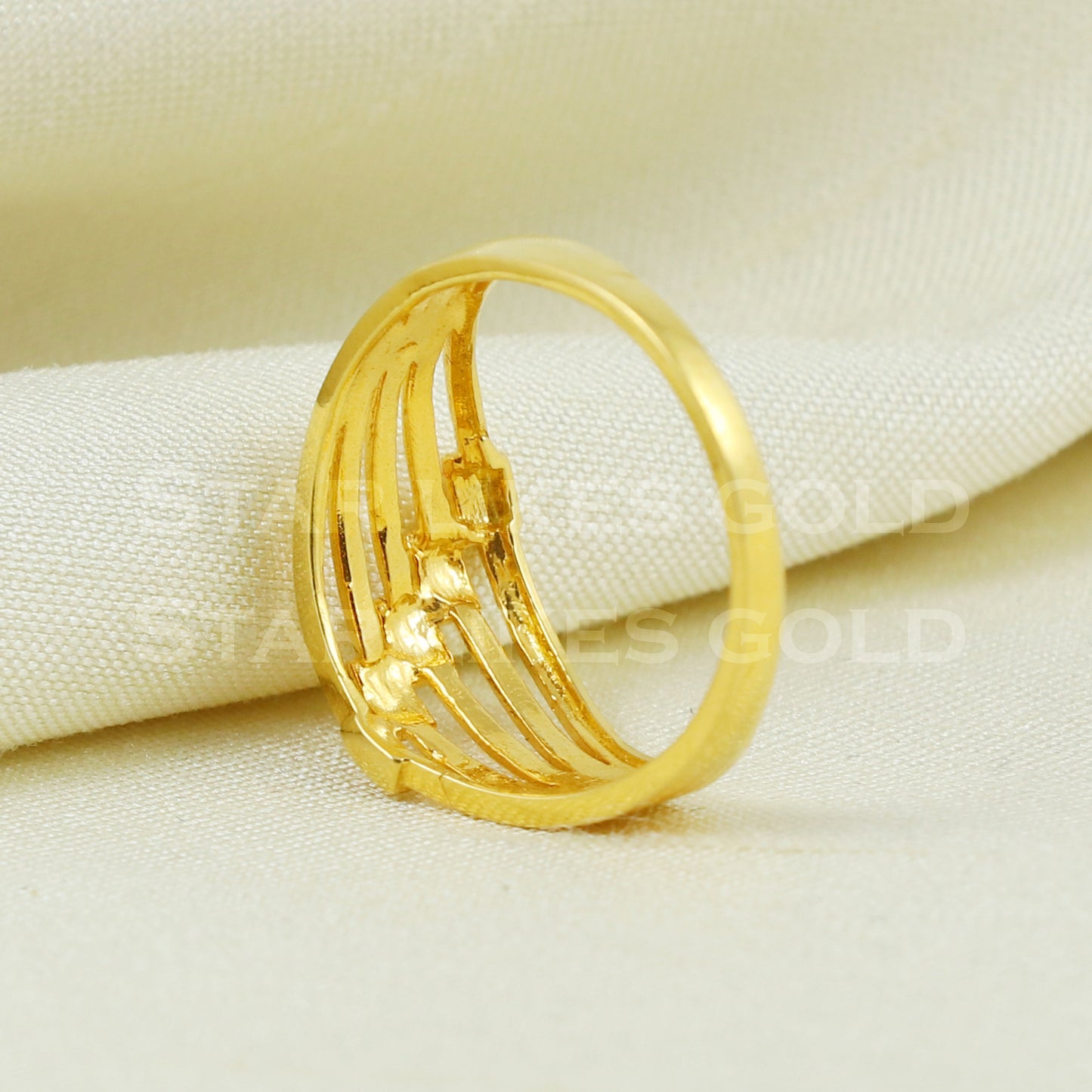 Pure 18k 18KT GOLD RING Handmade fine Jewelry, Perfect Gift for Lover B1047