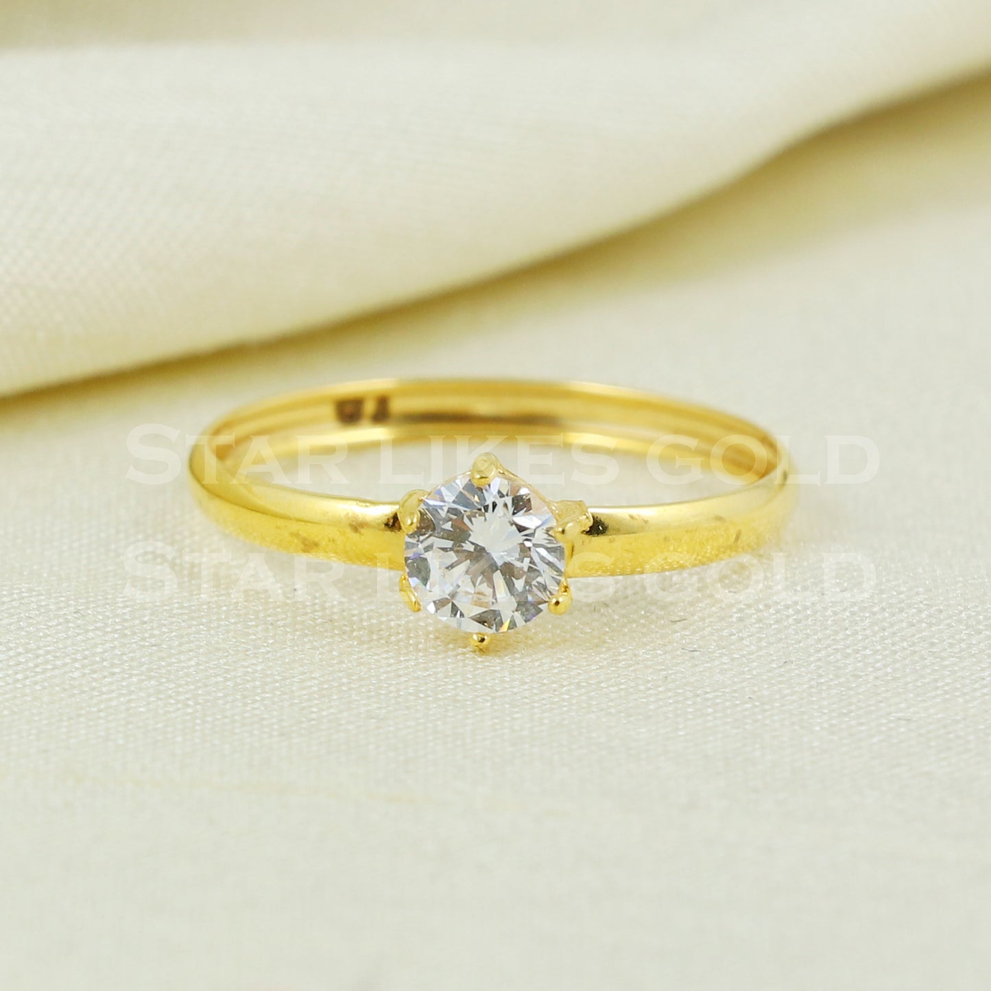 18k 18KT GOLD RING Handmade fine Jewelry, Perfect Gift for Lover B1049