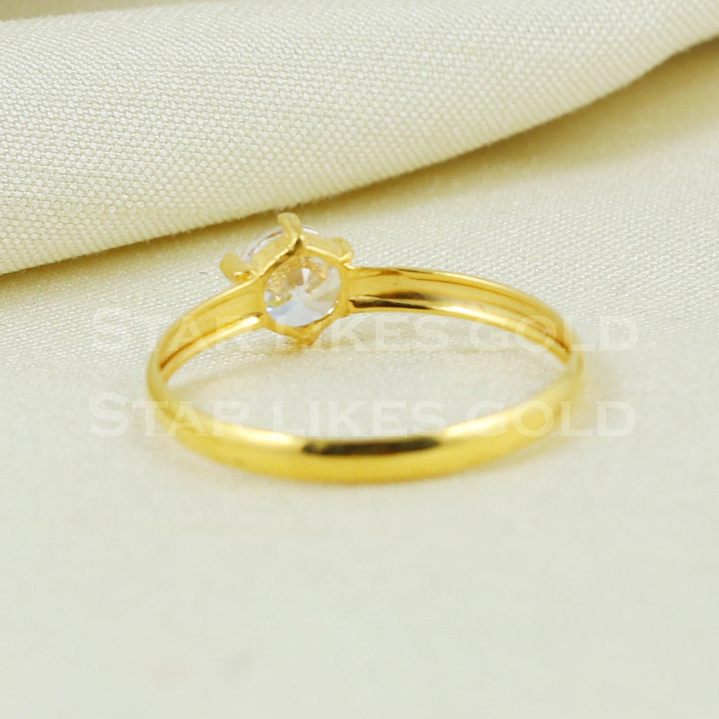 18k 18KT GOLD RING Handmade fine Jewelry, Perfect Gift for Lover B1049
