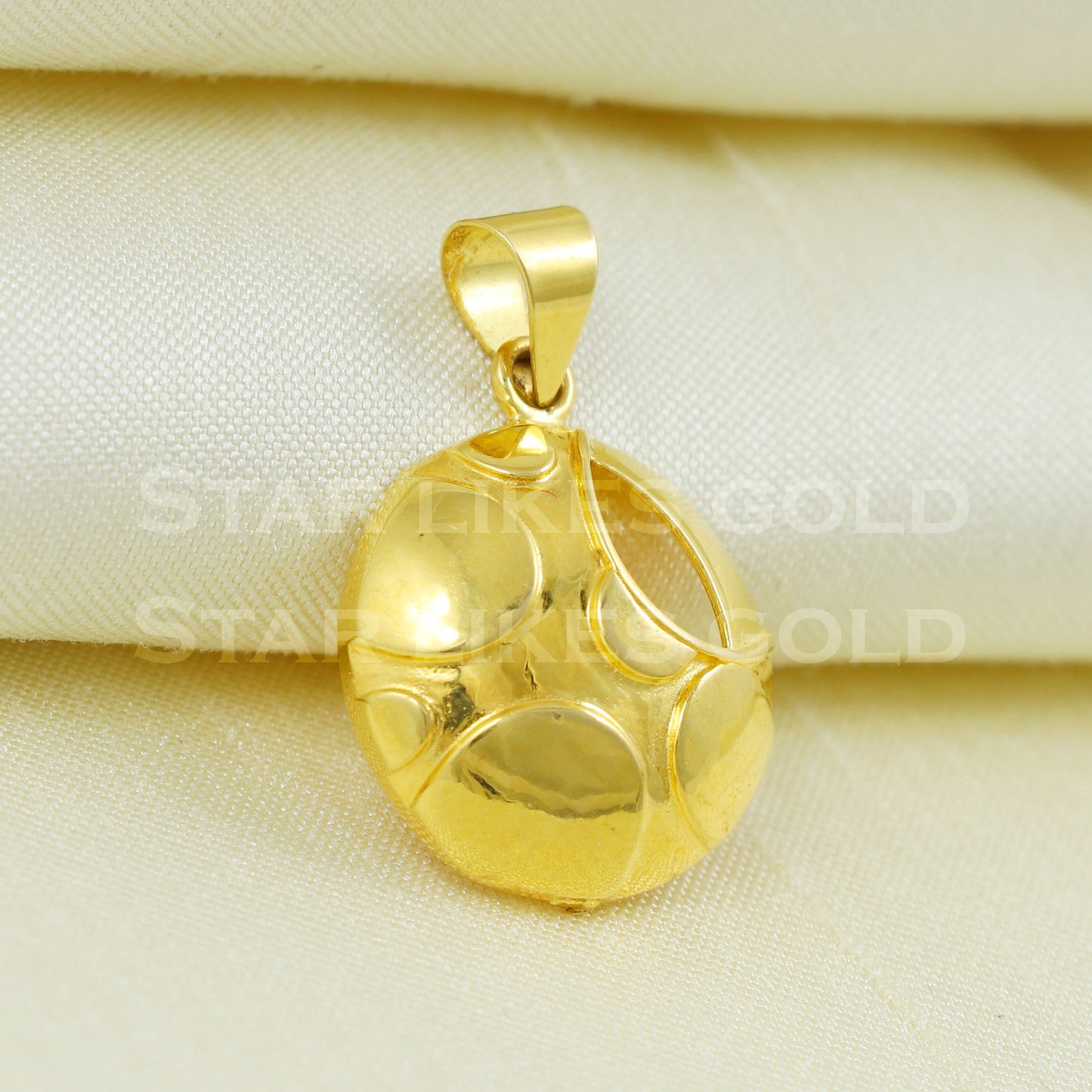 beautiful 18k Yellow Gold Pendant Jewelry B1060