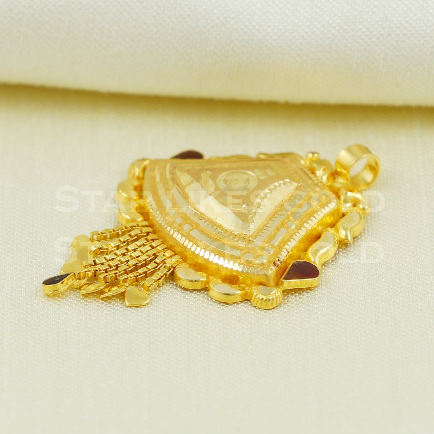 beautiful 18k Yellow Gold Pendant Jewelry B1061