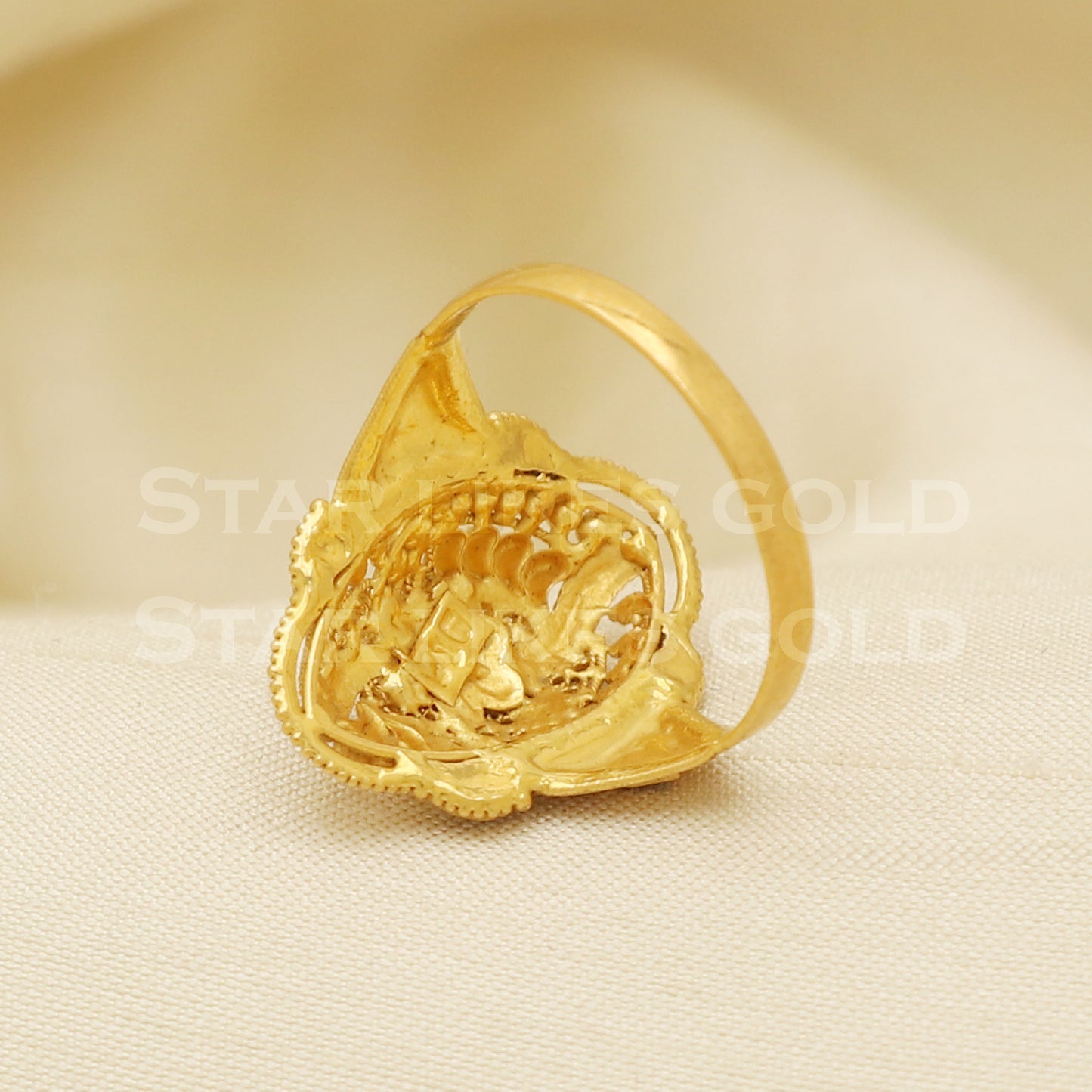 22 karat 22k gold Handmade Ring jewelry, B1266
