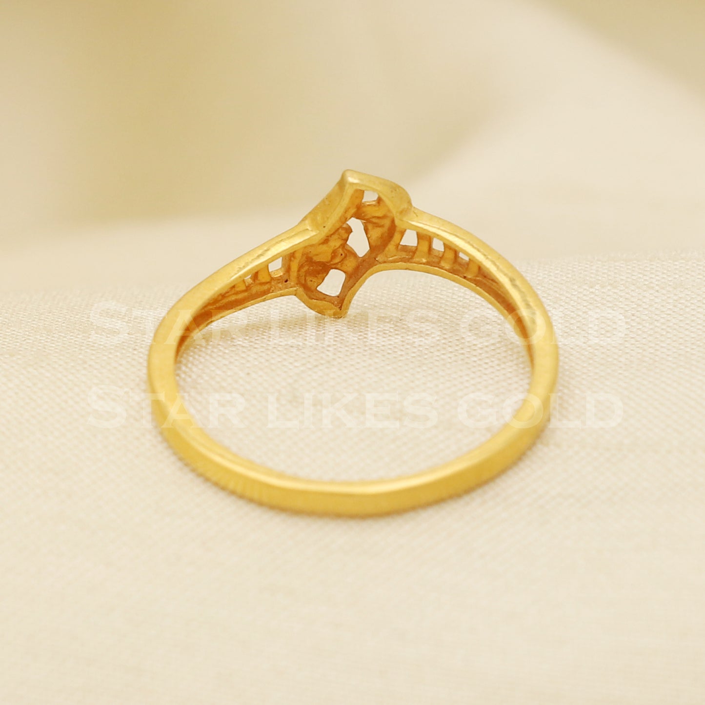 22 karat 22k gold Handmade Ring jewelry, B1272