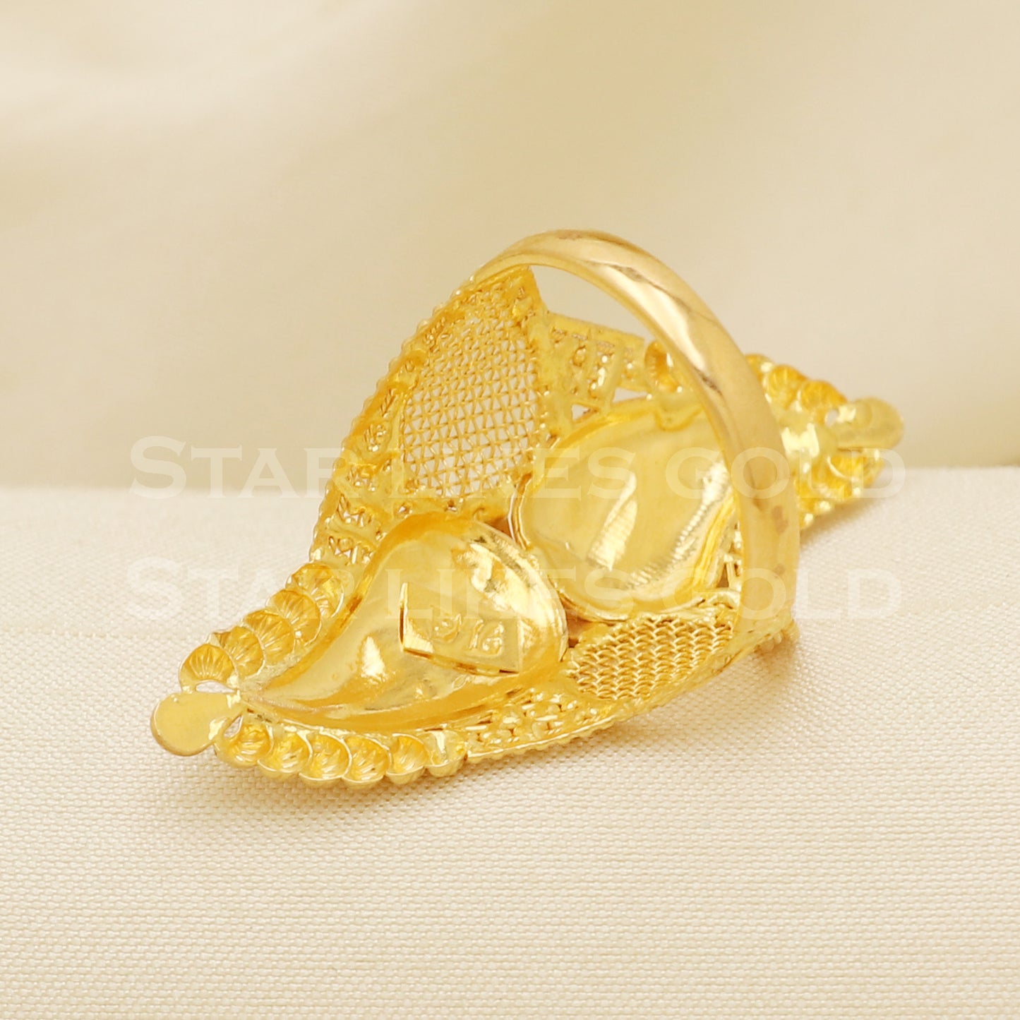 22 karat 22k gold Handmade Ring jewelry, B1310