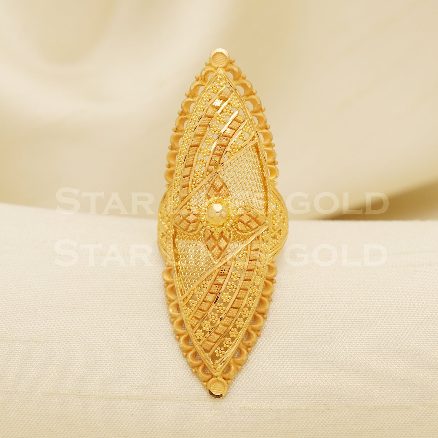 22 karat 22k gold Handmade Ring jewelry, B1311