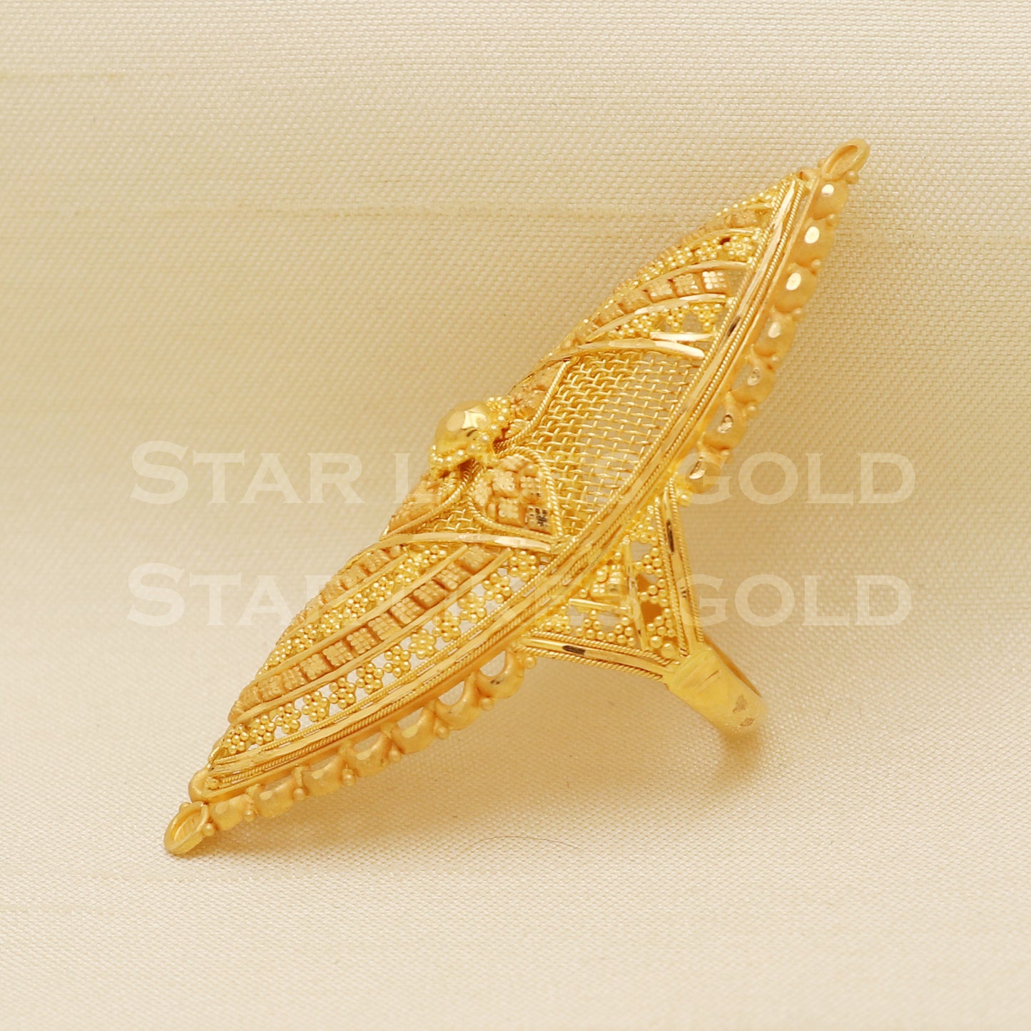 22 karat 22k gold Handmade Ring jewelry, B1311