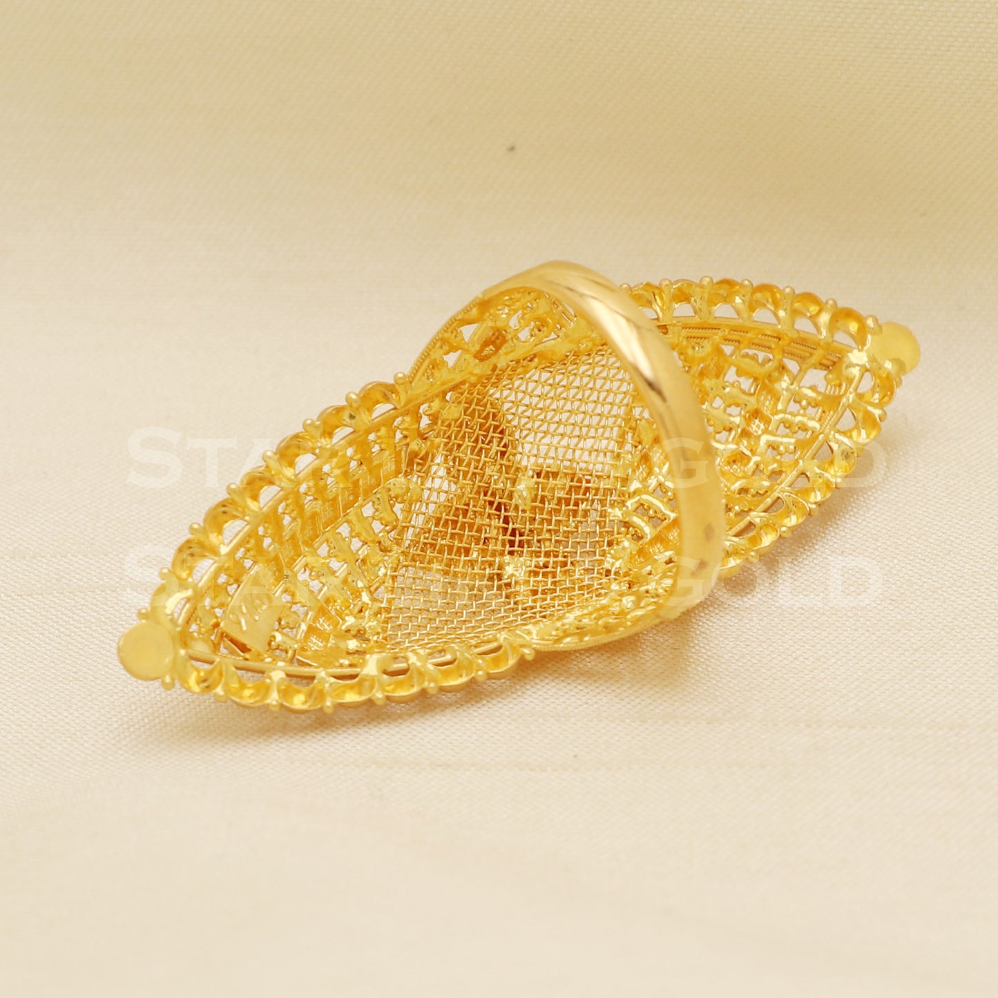 22 karat 22k gold Handmade Ring jewelry, B1311