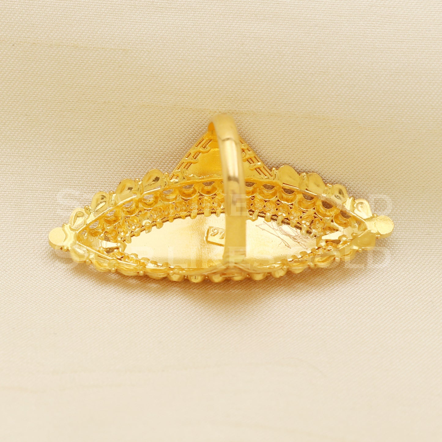 22 karat 22k gold Handmade Ring jewelry, B1314