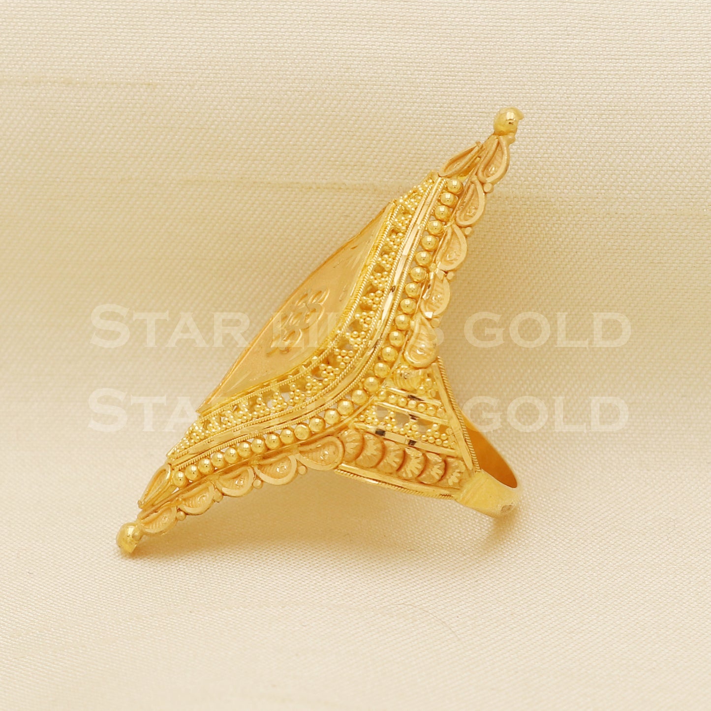 22 karat 22k gold Handmade Ring jewelry, B1315