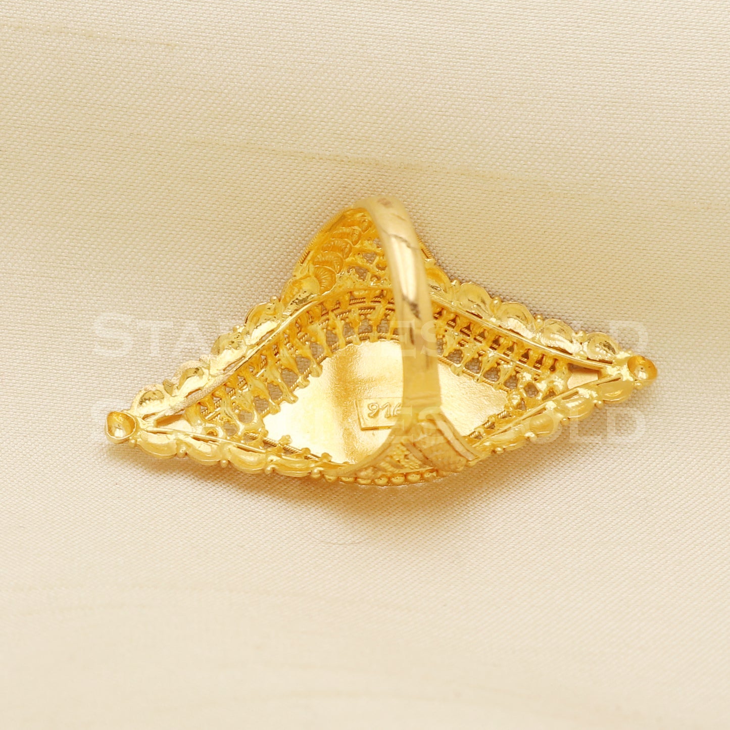 22 karat 22k gold Handmade Ring jewelry, B1315