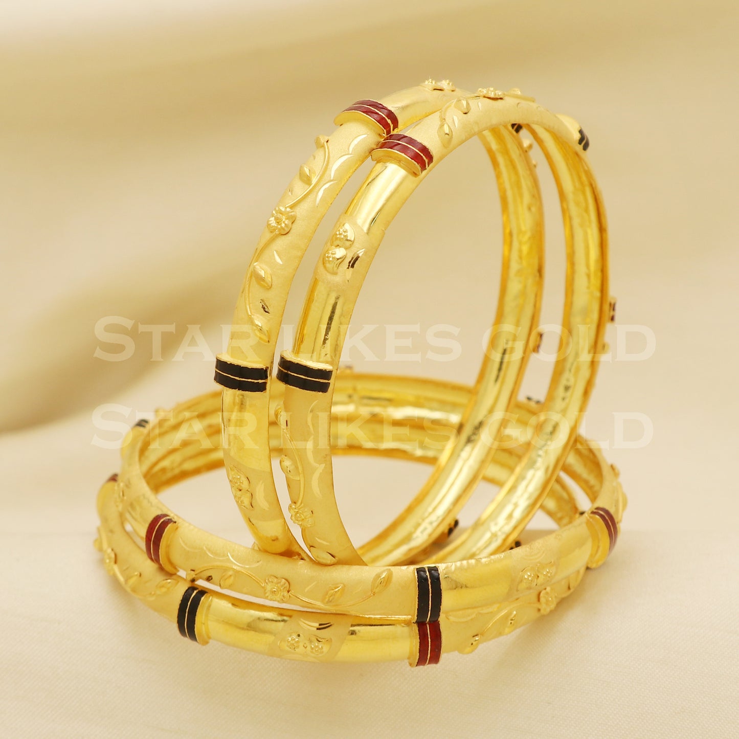 18 karat 18k gold Handmade Bangle Bracelet jewelry, B1364