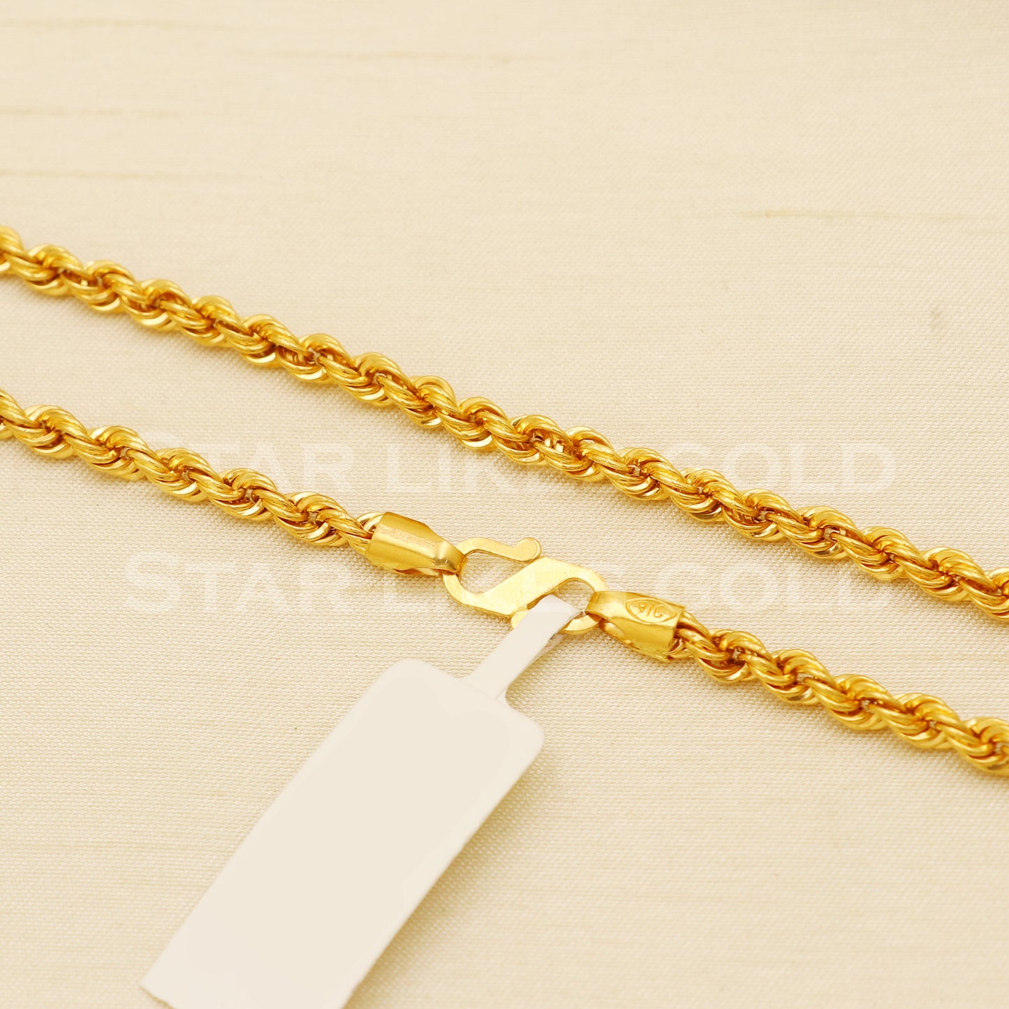 22k916 GOLD chain necklace Handmade fine wedding style Jewelry, B1432