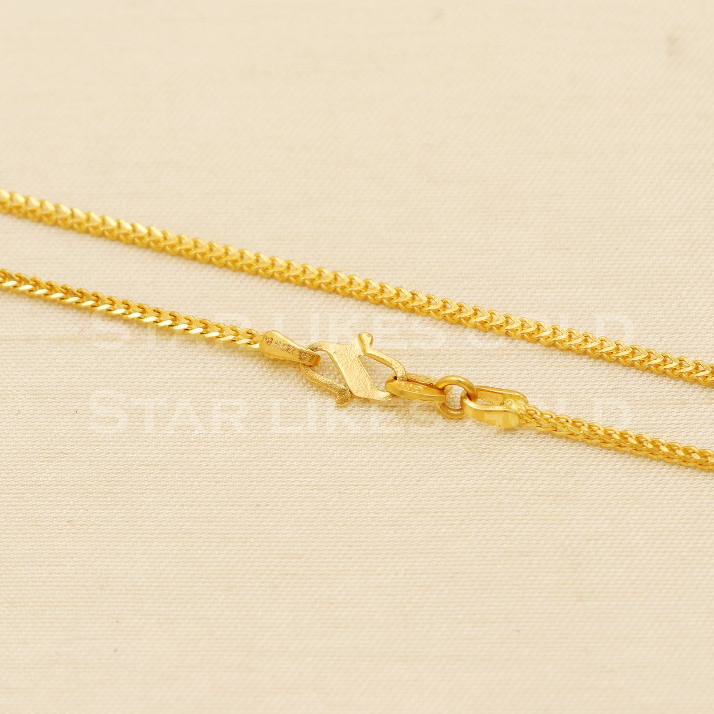 22k916 GOLD chain necklace Handmade fine wedding style Jewelry, B1434