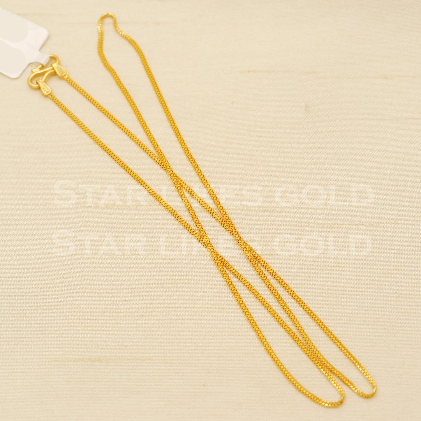 22k916 GOLD chain necklace Handmade fine wedding style Jewelry, B1436