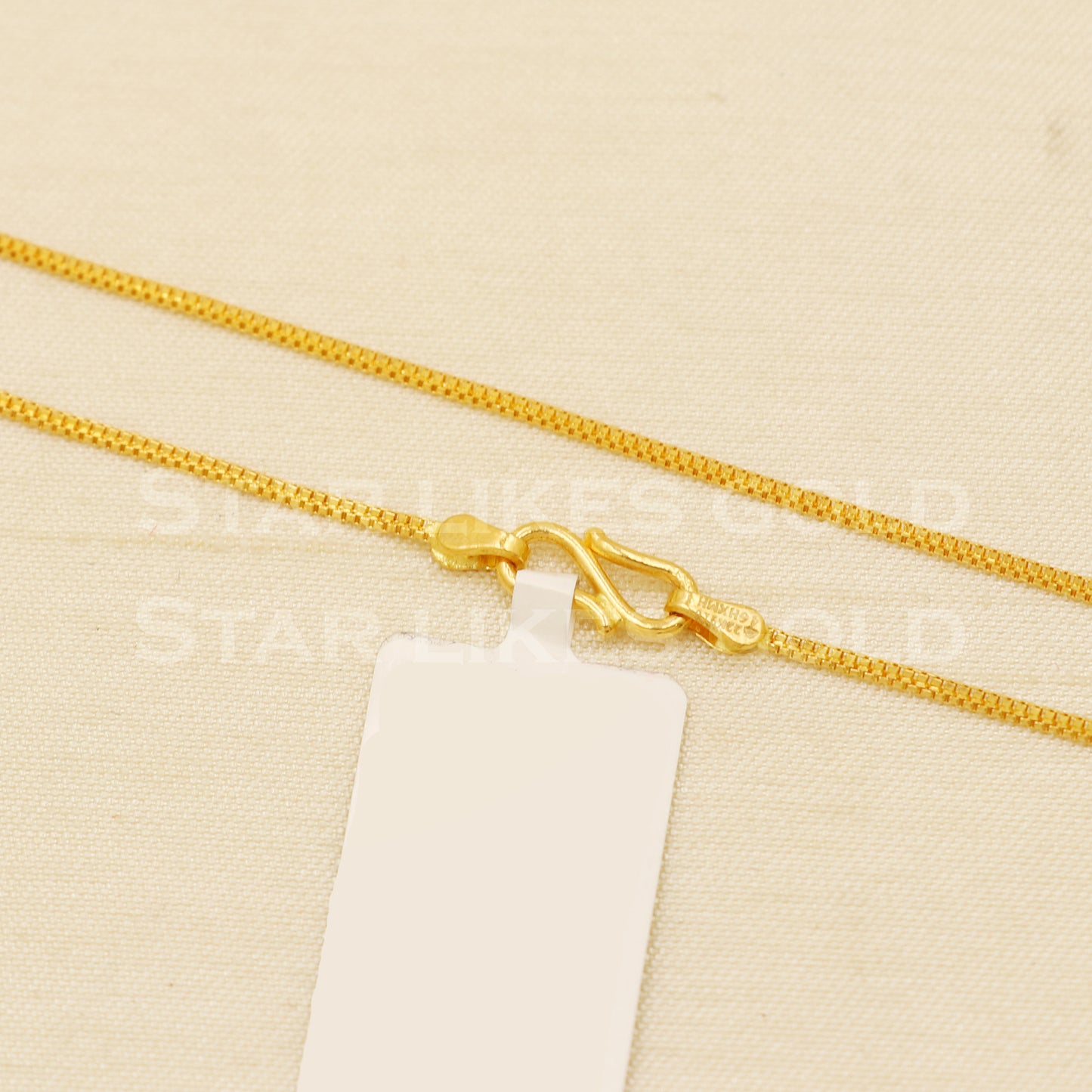 22k916 GOLD chain necklace Handmade fine wedding style Jewelry, B1436