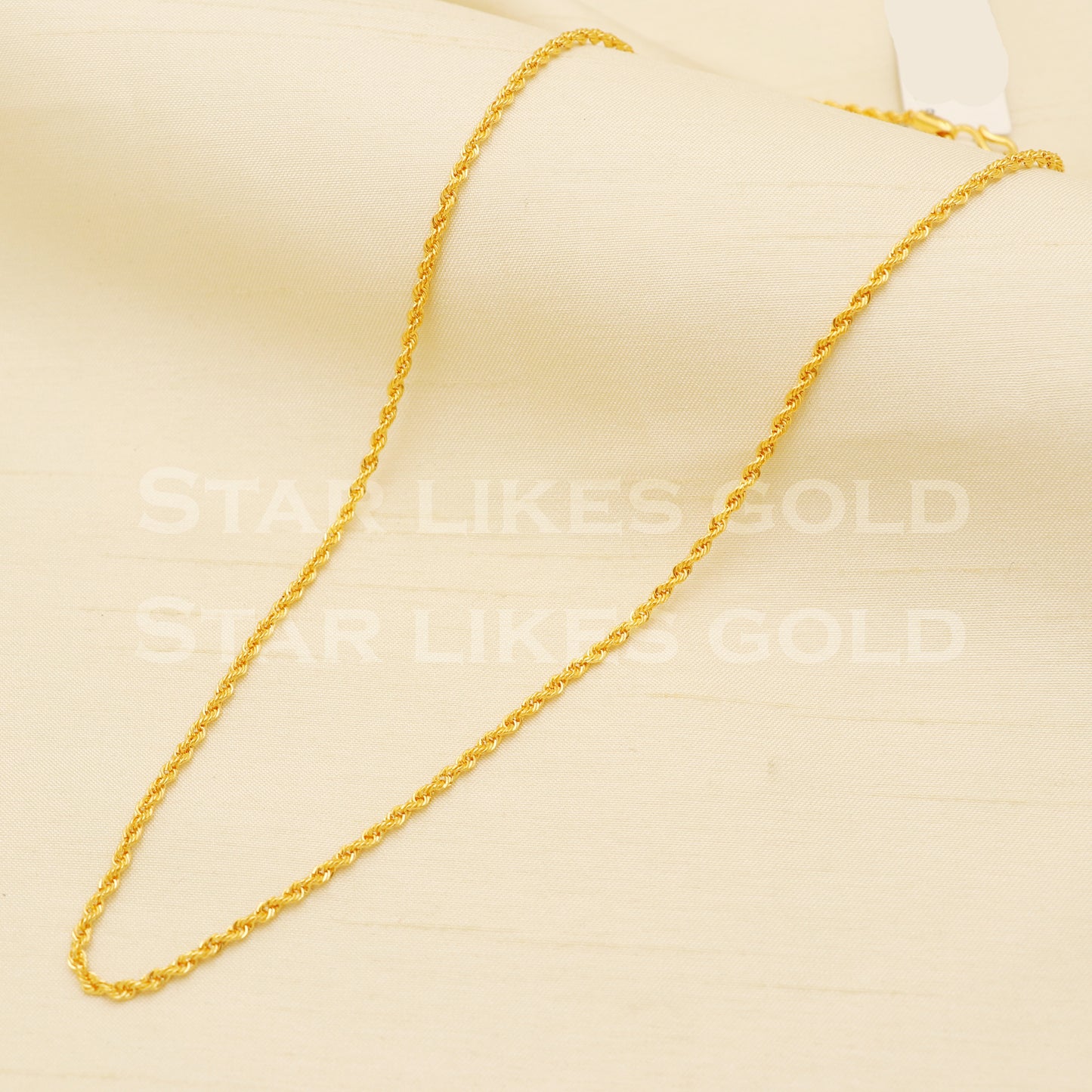 22k916 GOLD chain necklace Handmade fine wedding style Jewelry, B1437
