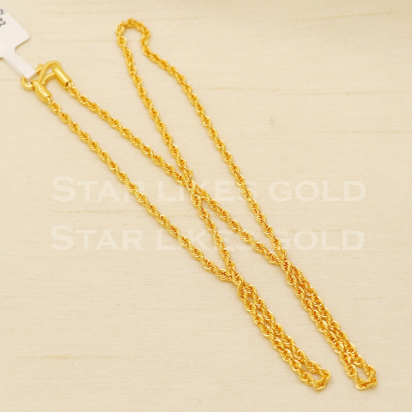 22k916 GOLD chain necklace Handmade fine wedding style Jewelry, B1437