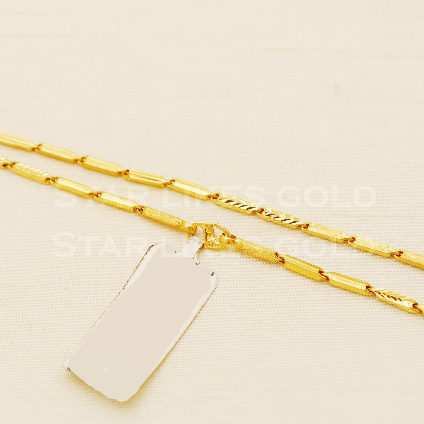 18k gold chain necklace Handmade fine Jewelry, wedding style Jewelry, B1454