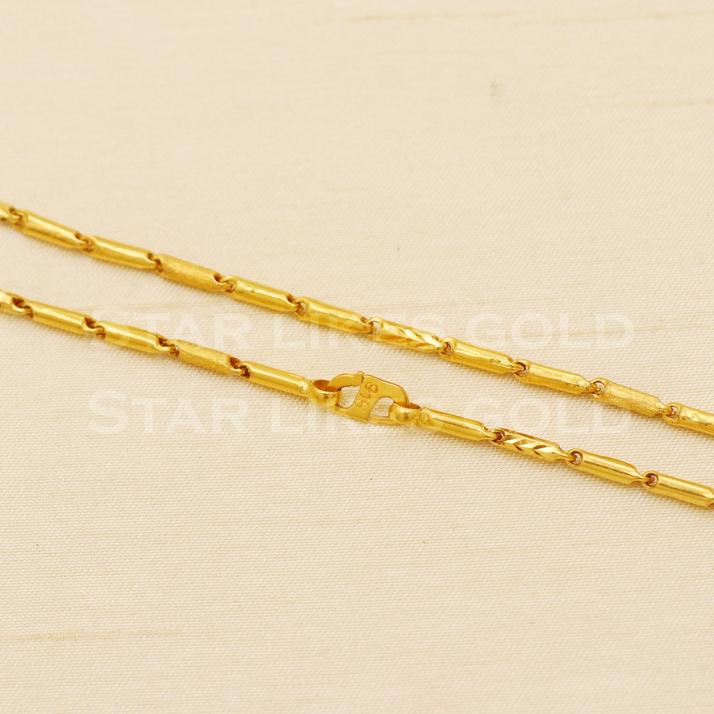 18k gold chain necklace Handmade fine Jewelry, wedding style Jewelry, B1456