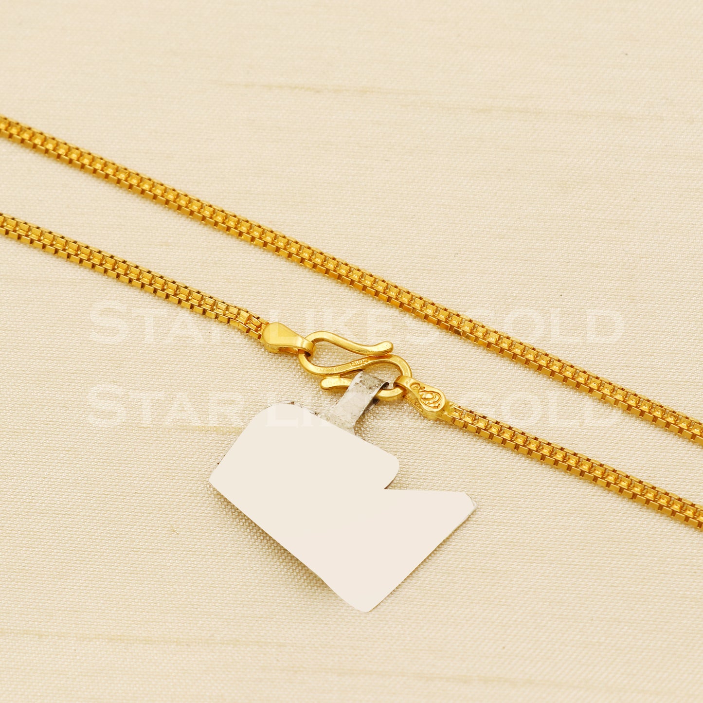 18k gold chain necklace Handmade fine Jewelry, wedding style Jewelry, B1459