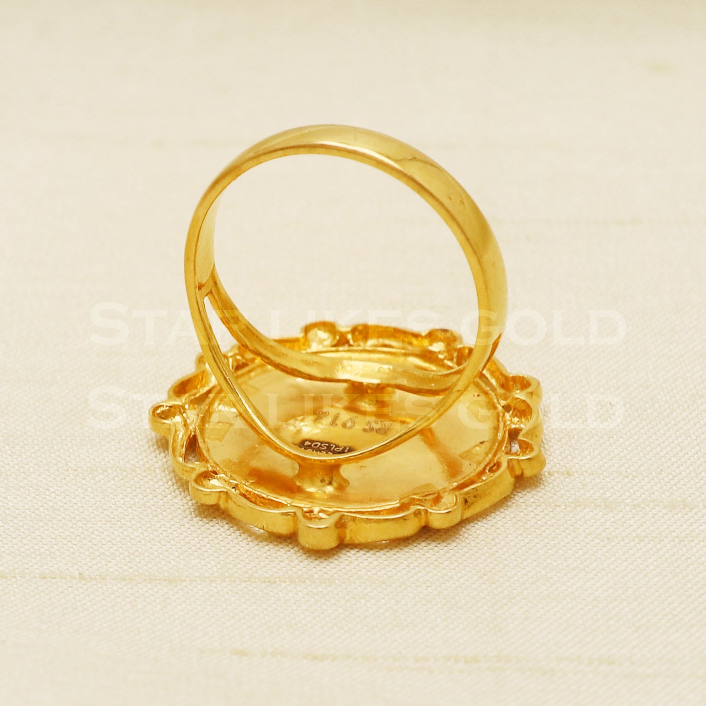 Queen 22 karat 22k gold Handmade Ring Jewelry, PR1037