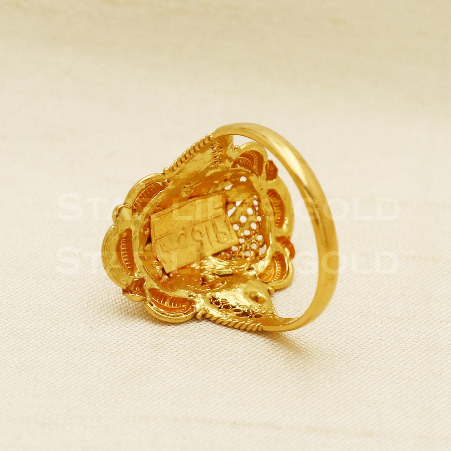 22 karat 22k Gold Handmade Ring Jewelry, PR1045