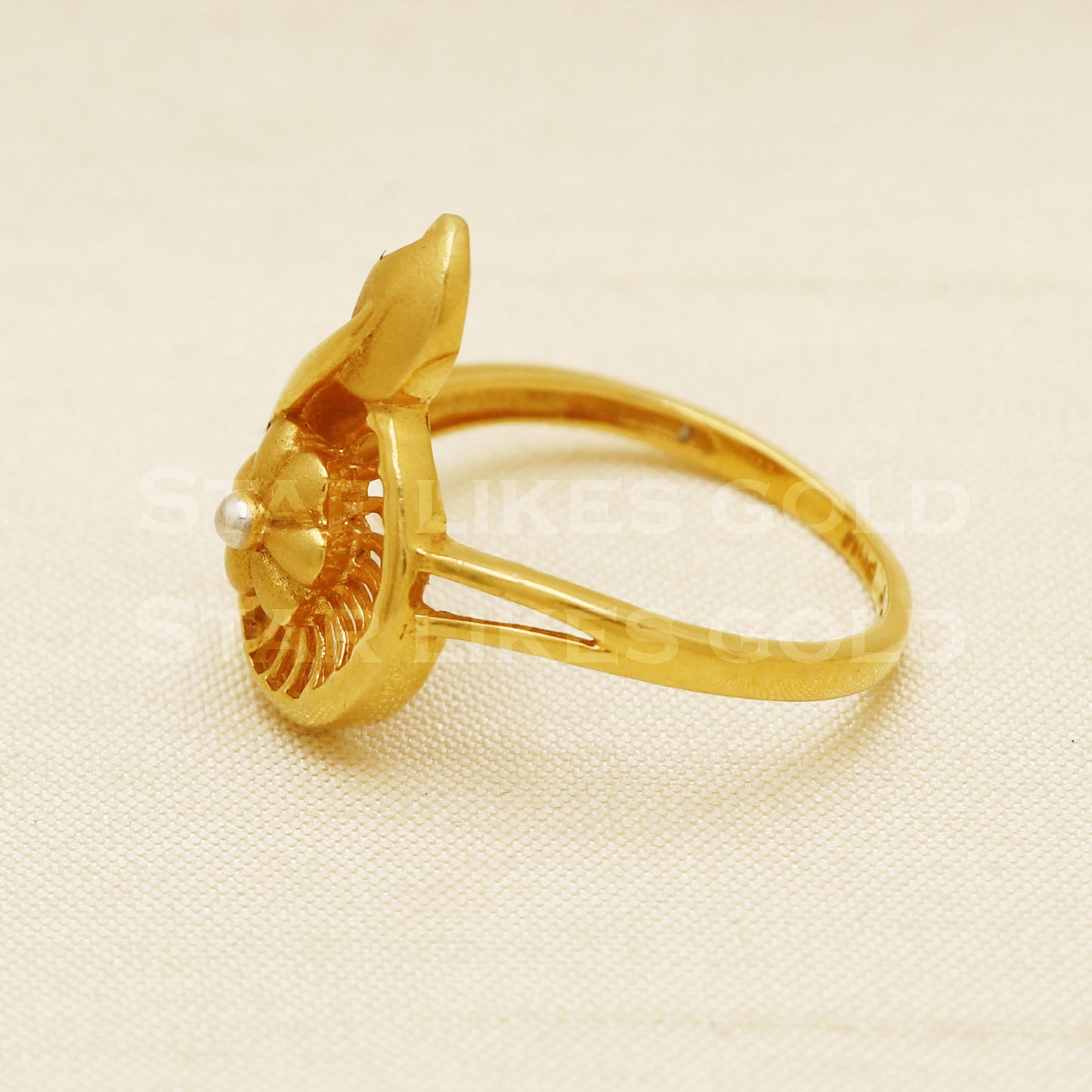 22 karat 22k Gold Handmade Ring Jewelry, PR1048