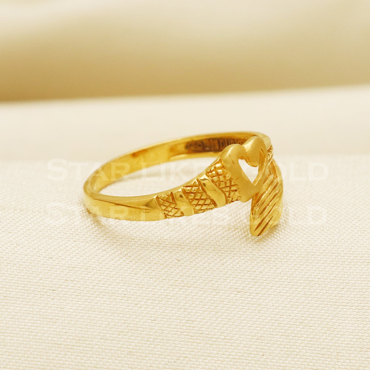 22 karat 22k Gold Handmade Ring Jewelry, PR1050