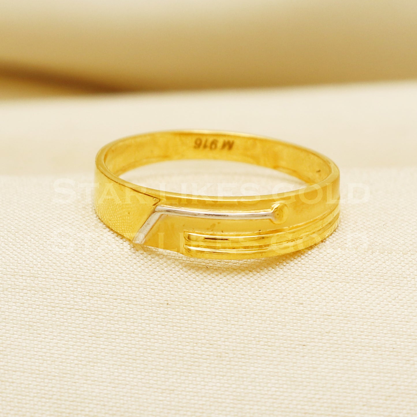22 karat 22k Gold Handmade Ring Jewelry, PR1051