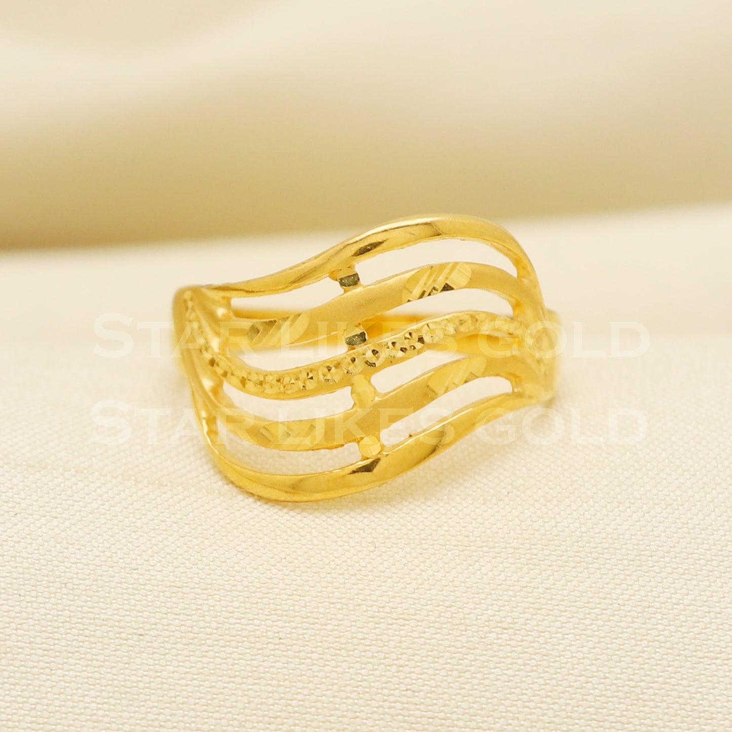 22 karat 22k Gold Handmade Ring Jewelry, PR1062
