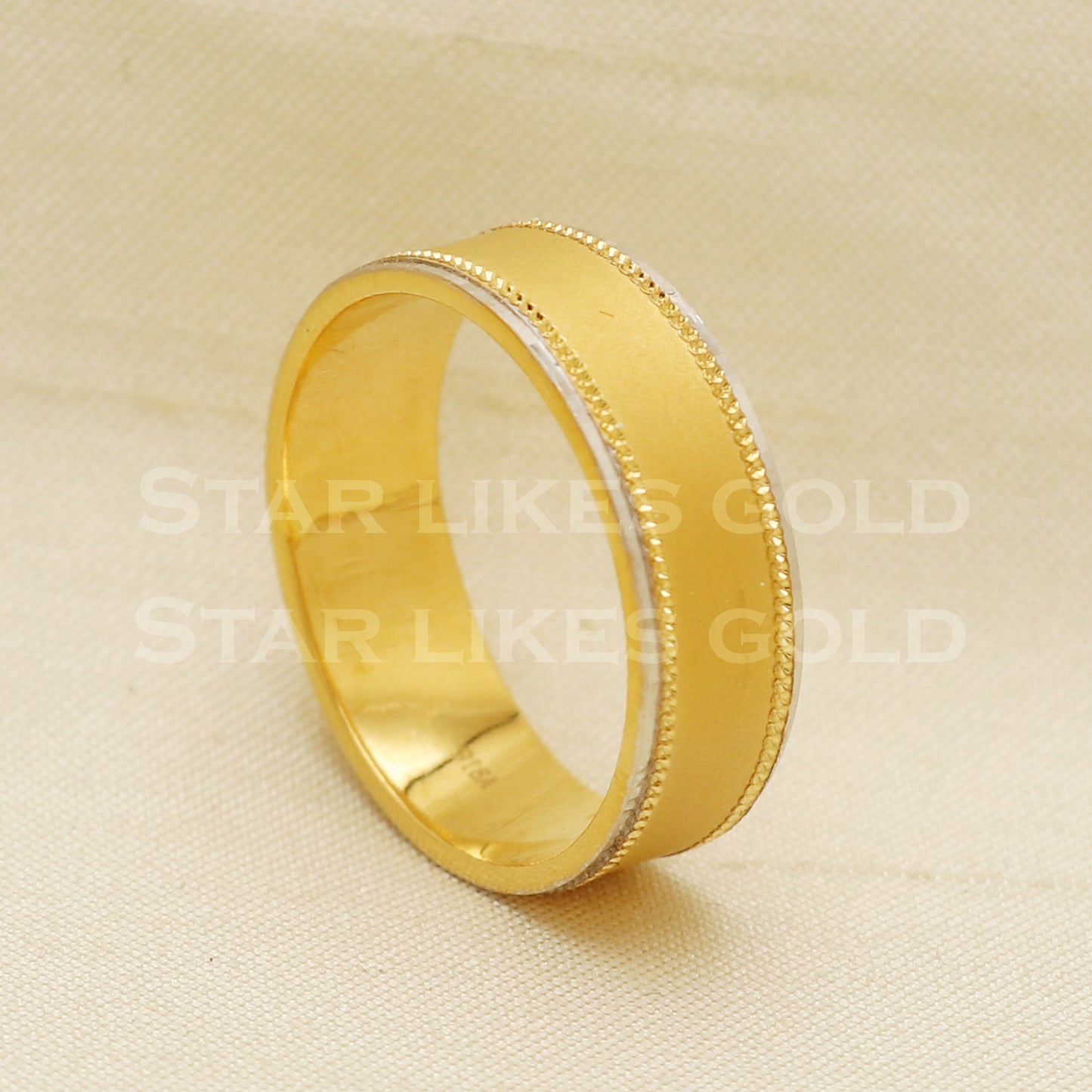 22 karat 22k Gold Handmade Band Ring Jewelry, PR1069