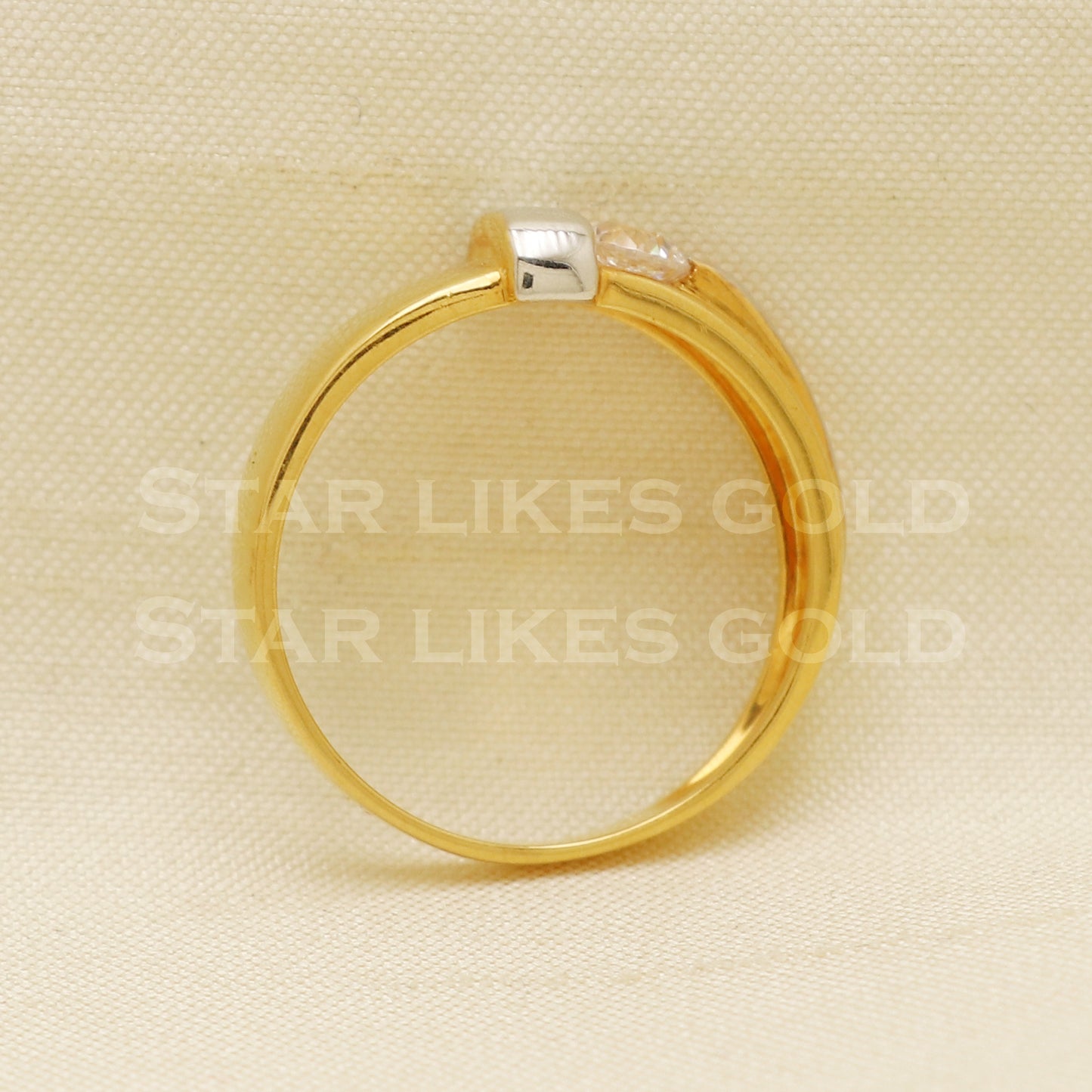 22 karat 22k Gold Handmade Band Ring Jewelry, PR1077