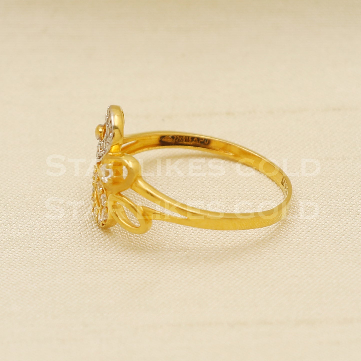 Stunning 22 karat 22k Gold Ring Jewelry, PR1097