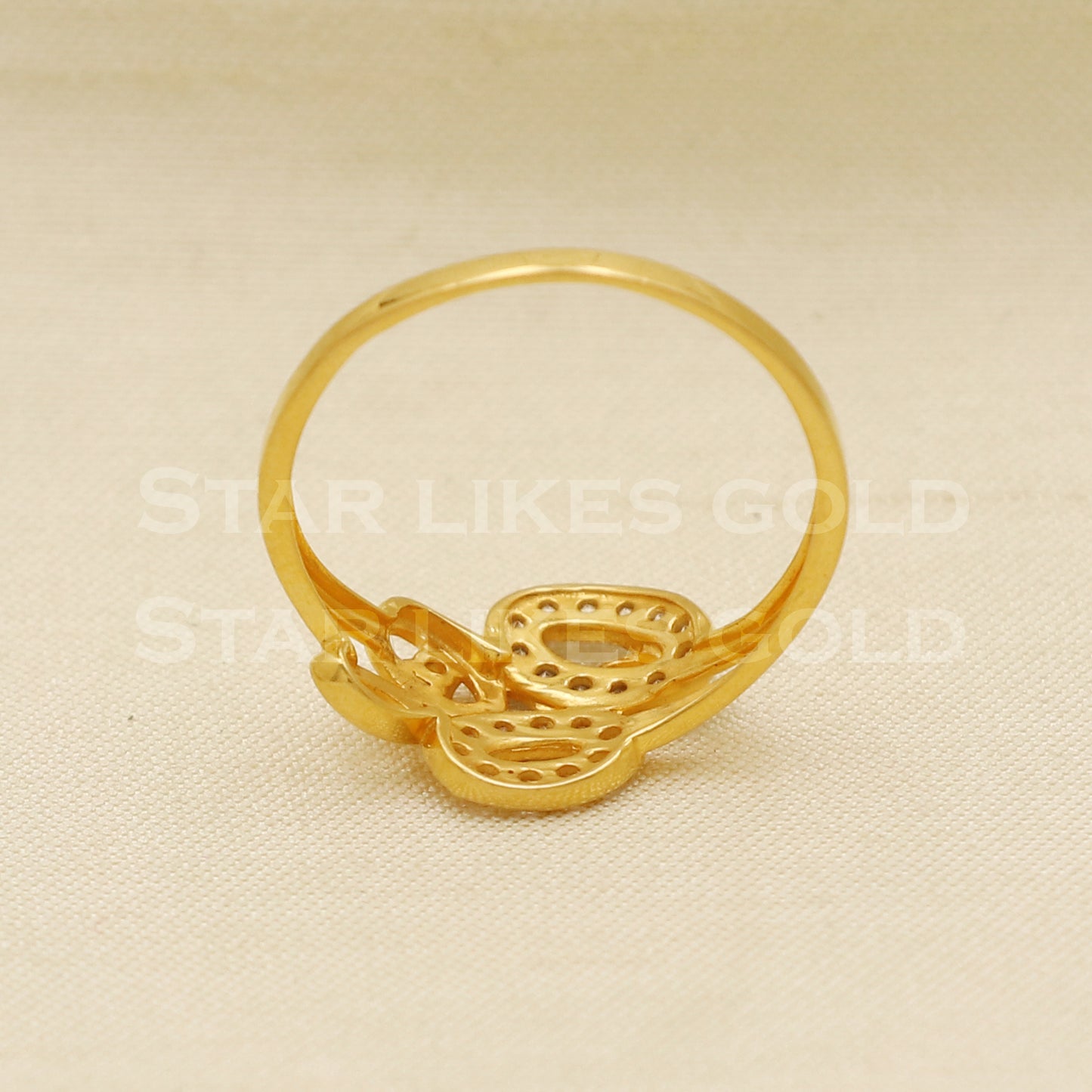 Stunning 22 karat 22k Gold Ring Jewelry, PR1097