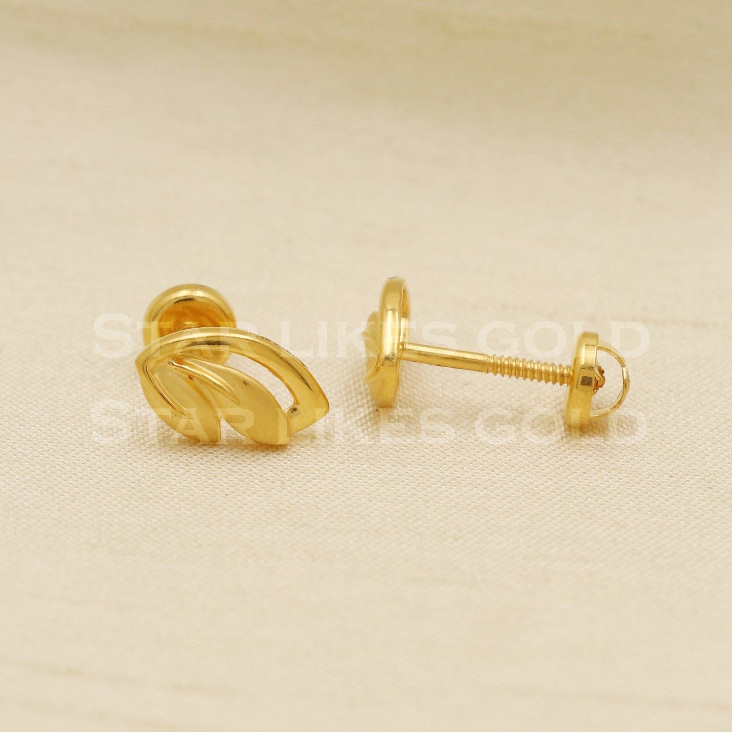 Stunning 22k 22 karat gold dangle earrings jewelry, PR1150