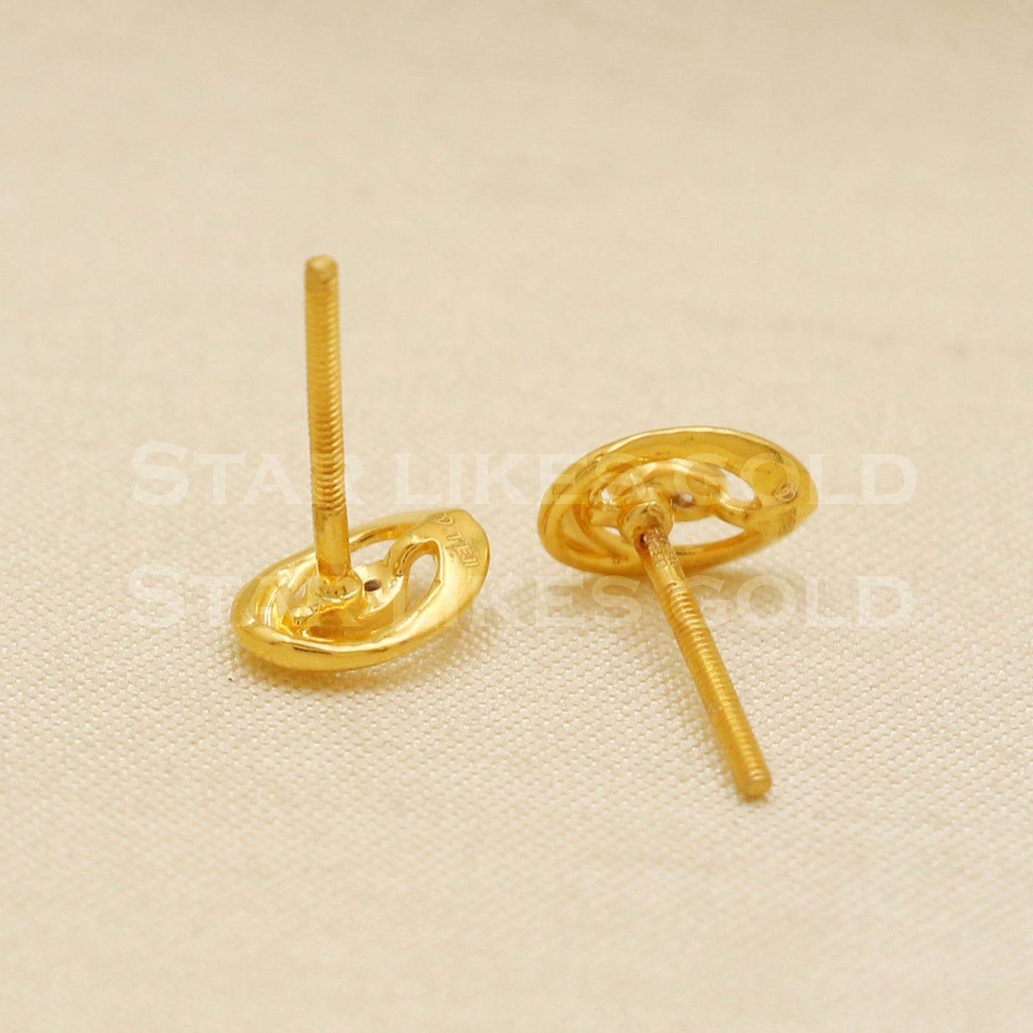 Stunning 22k 22 karat gold earrings jewelry, PR1152