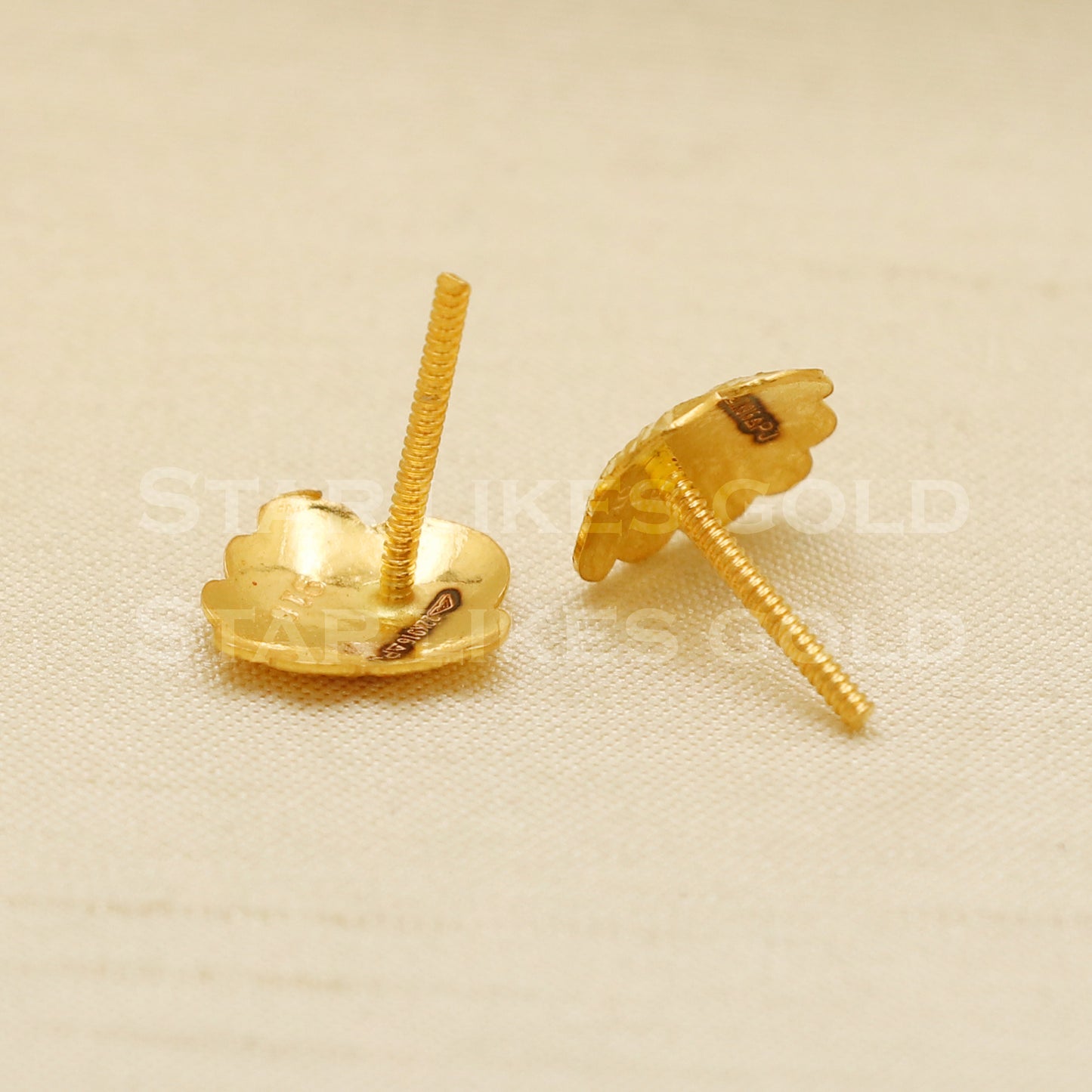 Stunning 22k 22 karat gold earrings jewelry, PR1153
