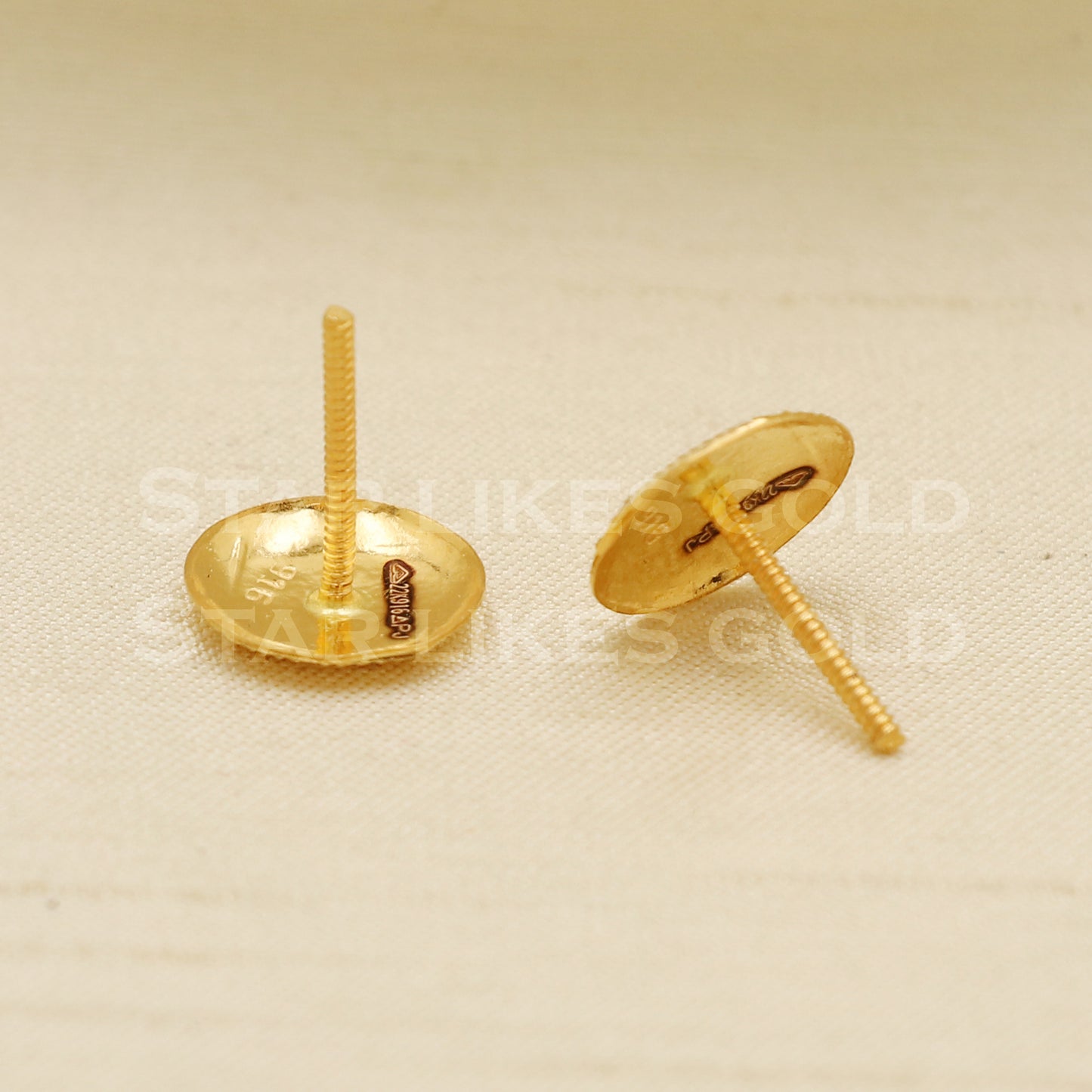 Stunning 22k 22 karat gold earrings jewelry, PR1156