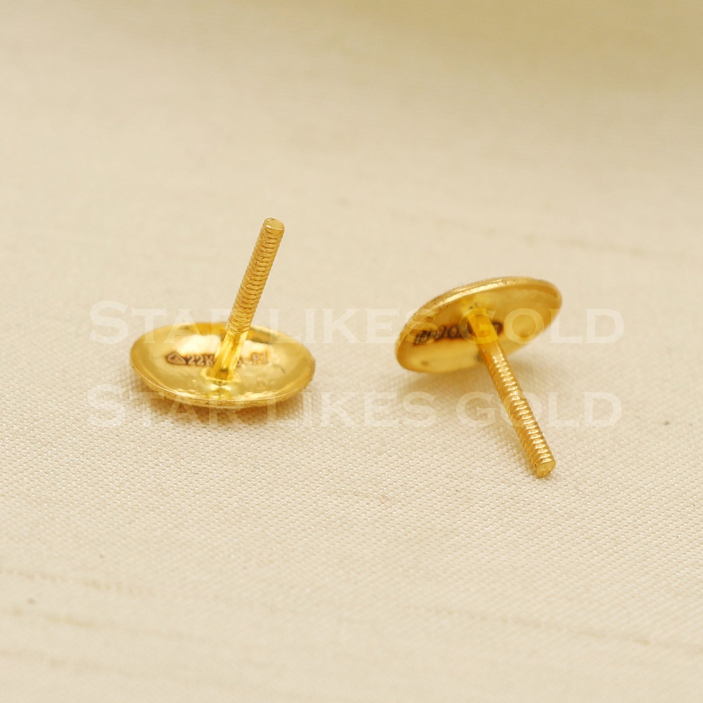 Stunning 22k 22 karat gold earrings jewelry, PR1157