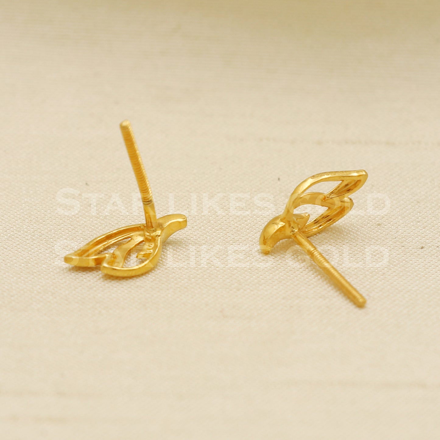 Stunning 22k 22 karat gold earrings jewelry, PR1158