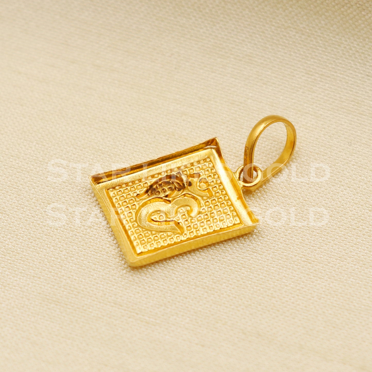 OM 22k Yellow Gold Handmade Pendant Jewelry, PR1161