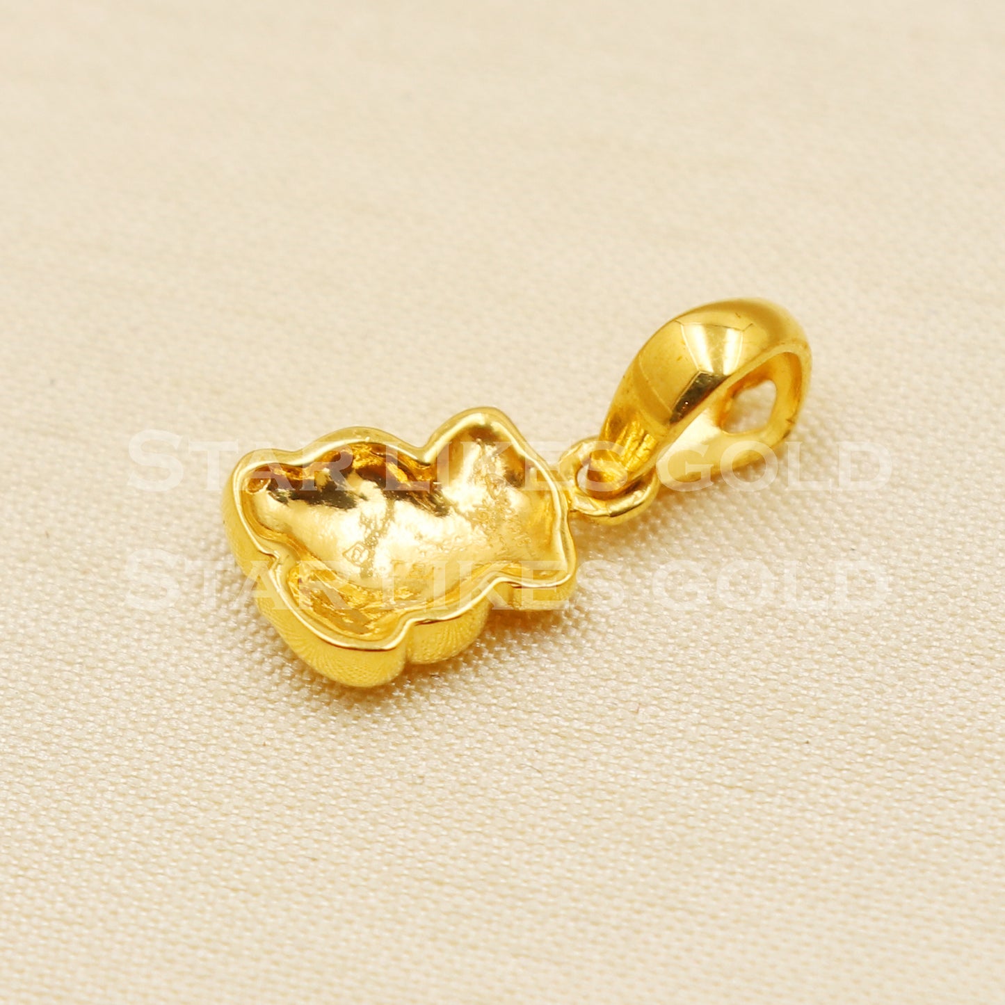 Ganeshji 22k Yellow Gold Handmade Pendant Jewelry, PR1184