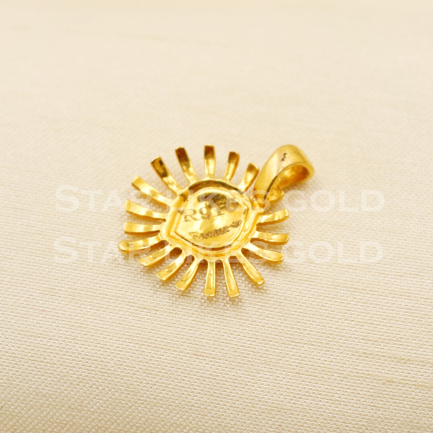 22k Yellow Gold Handmade Pendant Jewelry, PR1236
