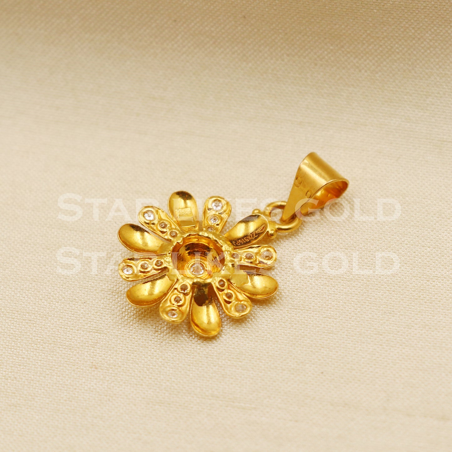 22k Yellow Gold Handmade Pendant Jewelry, PR1248